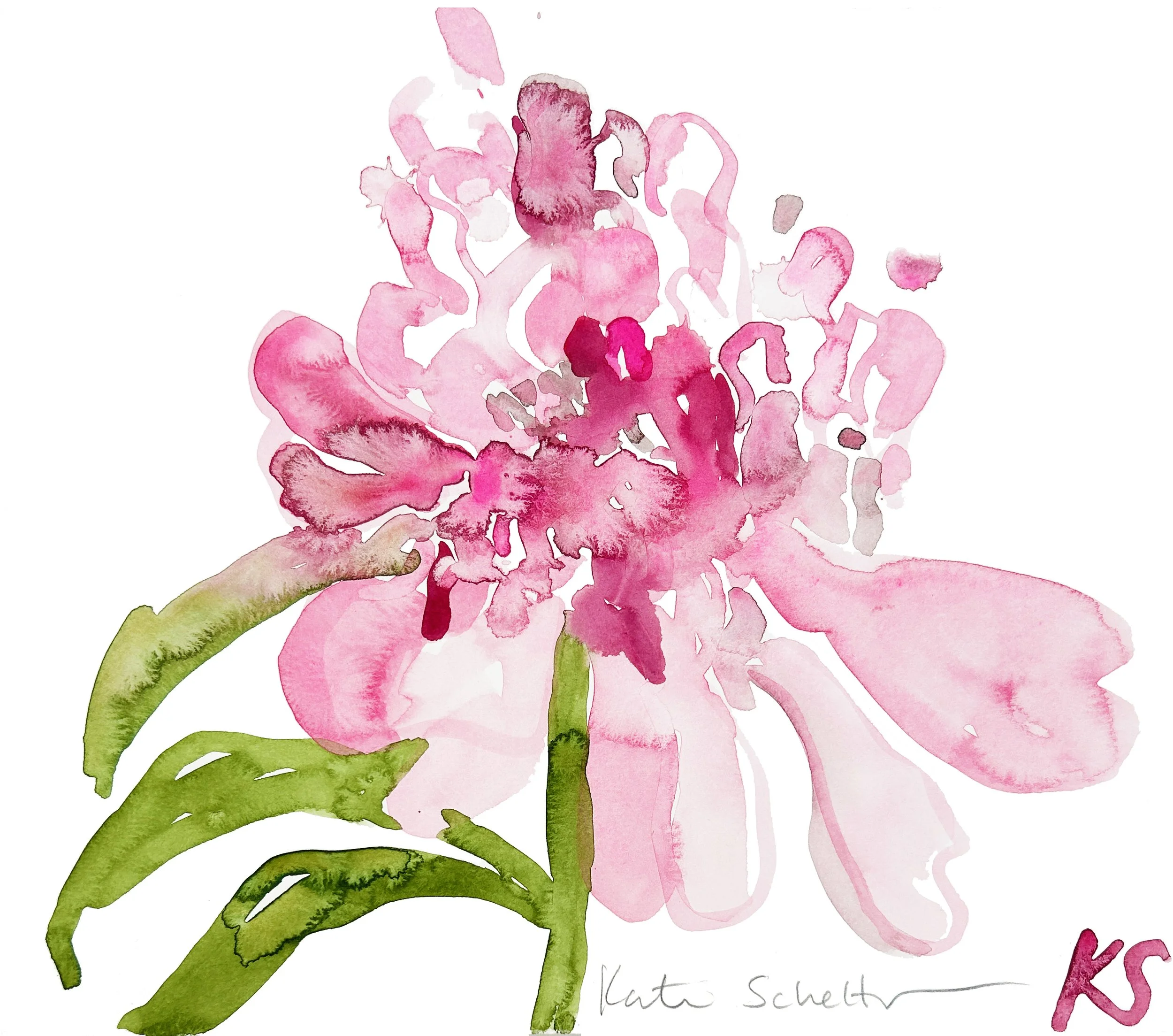 PEONY PINK 11.75" X 10.25" [SINGLE PEONY GREEN STEM NEON PINK CENTER]_R copy.jpg