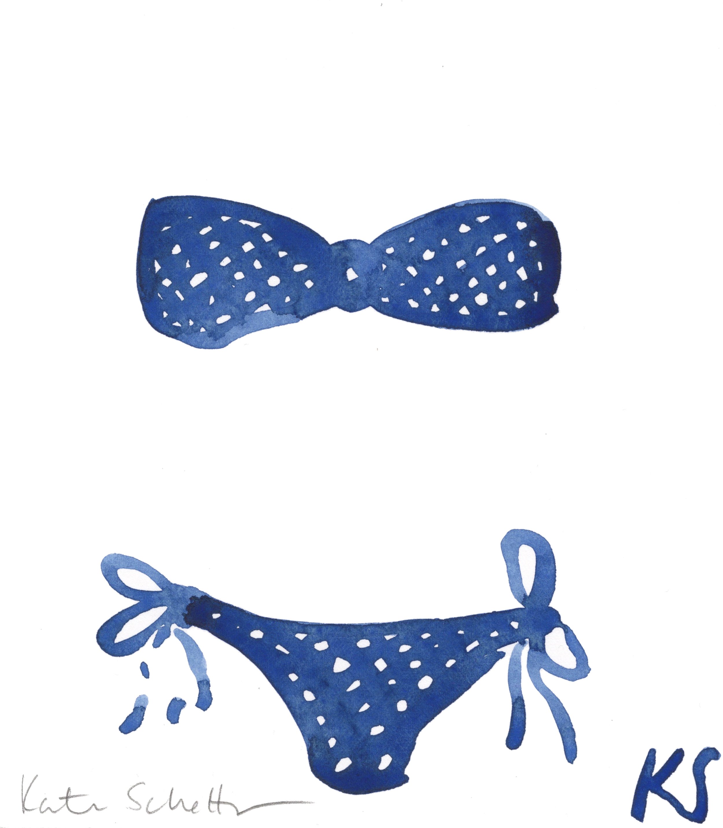 BANDEAU BIKINI NAVY