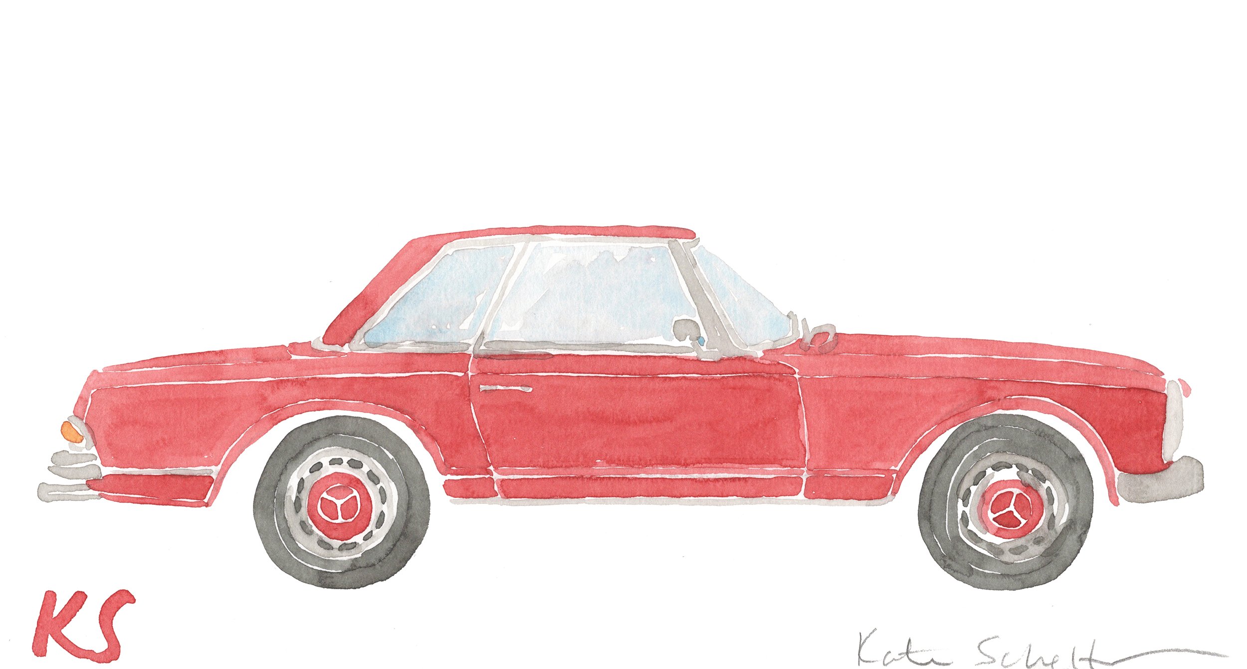 Mercedes 280 SL Pagoda 1969 RED