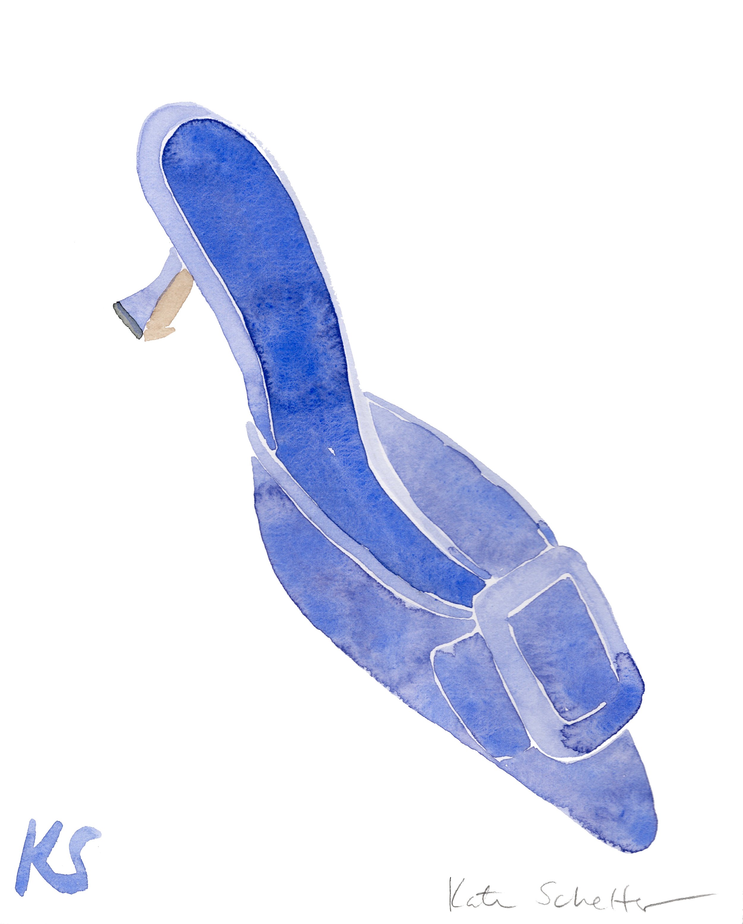 MANOLO MULE BERGDORF'S VIOLET