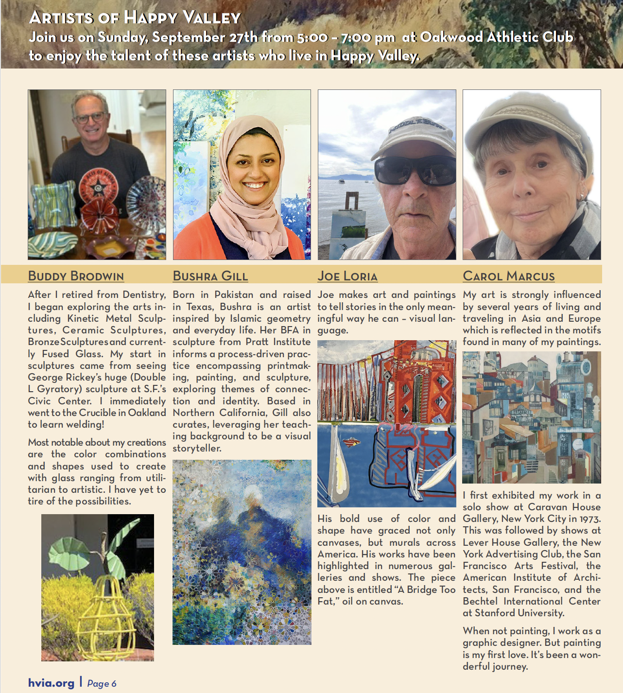 HVIA Newsletter (September 2026) 