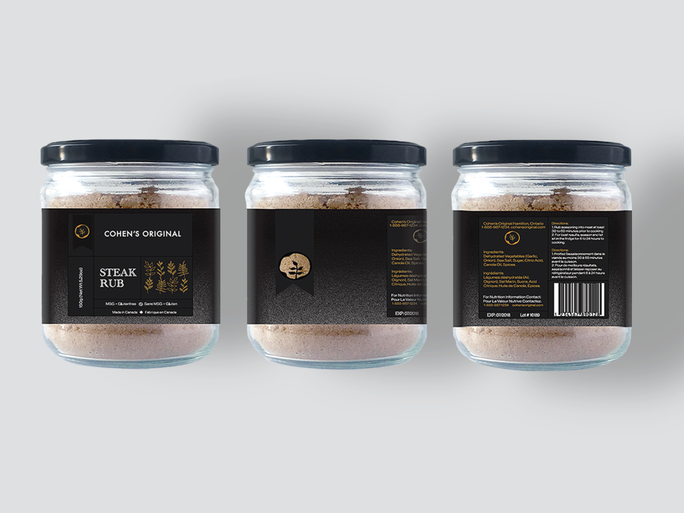 COHEN'S ORIGINAL STEAK RUB