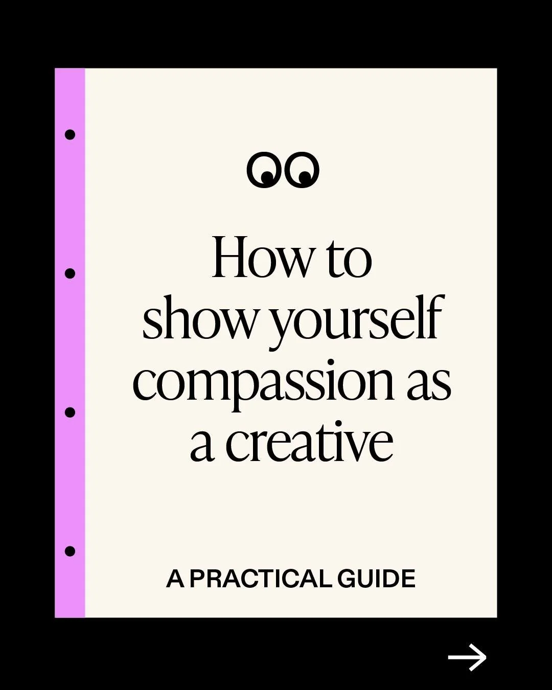 Feeling like your inner critic&rsquo;s running the show lately? 👀

We get it. The creative world loves to glorify hustle and &ldquo;tough love&rdquo;. But the truth is that kindness fuels better work than pressure ever could.

We asked our community