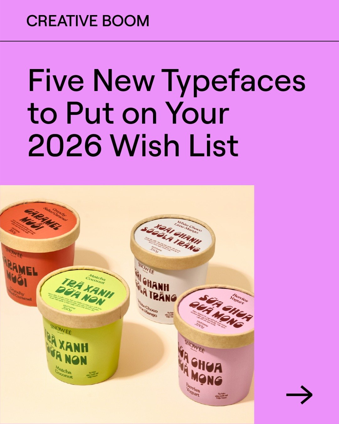 Some typefaces just hit at the right moment. 🔥

As 2025 wraps up, these new releases feel especially timely. Thoughtful, expressive, and built to work hard across branding, editorial, and digital design. 

If you&rsquo;re planning projects for 2026,