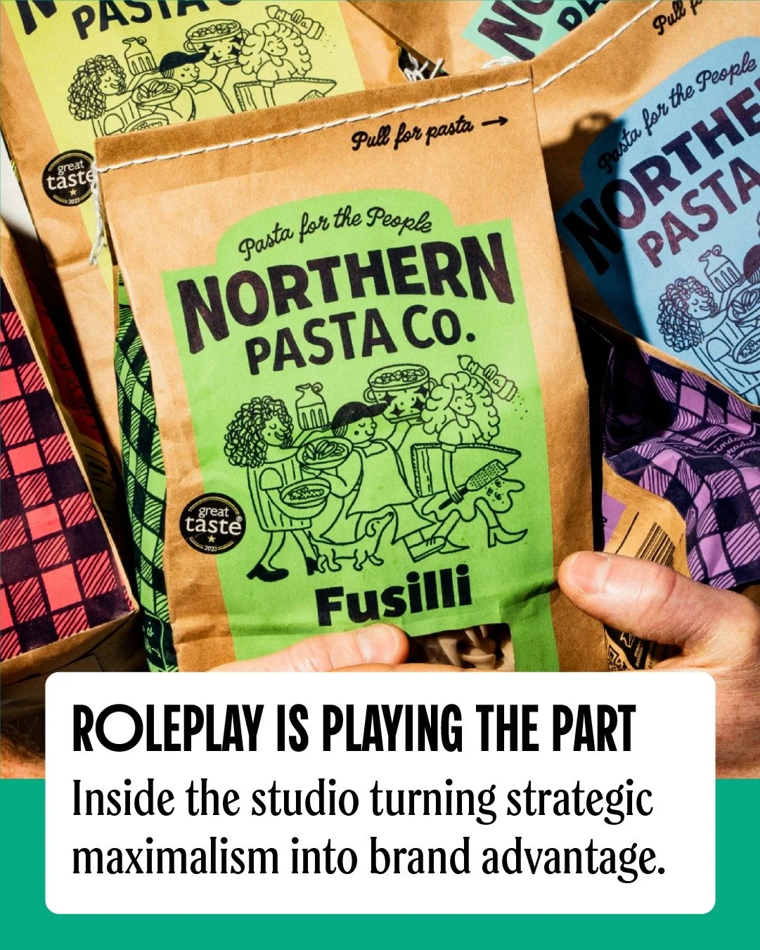 Playing the part 👀

We take a look inside Roleplay, the London studio turning &ldquo;strategic maximalism&rdquo; into a serious brand advantage.

Founded by Ed Little and Hugo Ross, they help challenger brands define their role in culture&hellip; th