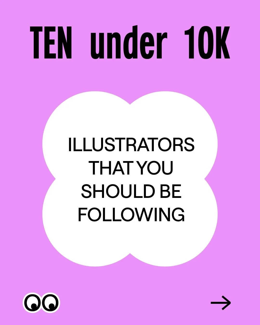 We&rsquo;ve chosen 10 illustrators with under 10k followers (or thereabouts) that we think you should follow 👀 

@celinemdraws
@laurabonanno_illustrator
@poan.pan
@lorenzodalessandro
@aliw_oods
@clumsy.hands
@when.pigs.swim
@michelle_a_day_
@elysebl