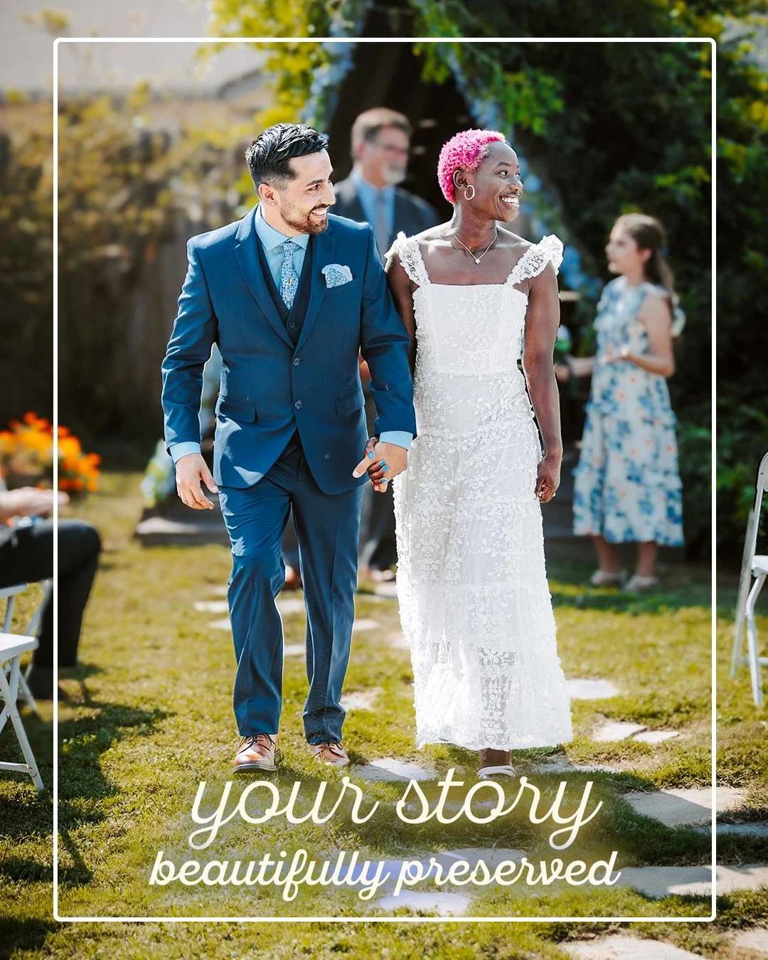 There&rsquo;s something magical about a backyard wedding &mdash; the way the sunlight filters through the trees, the laughter of family just a few steps away, and the feeling that every moment is happening right in the heart of home.

Maima &amp; Jon