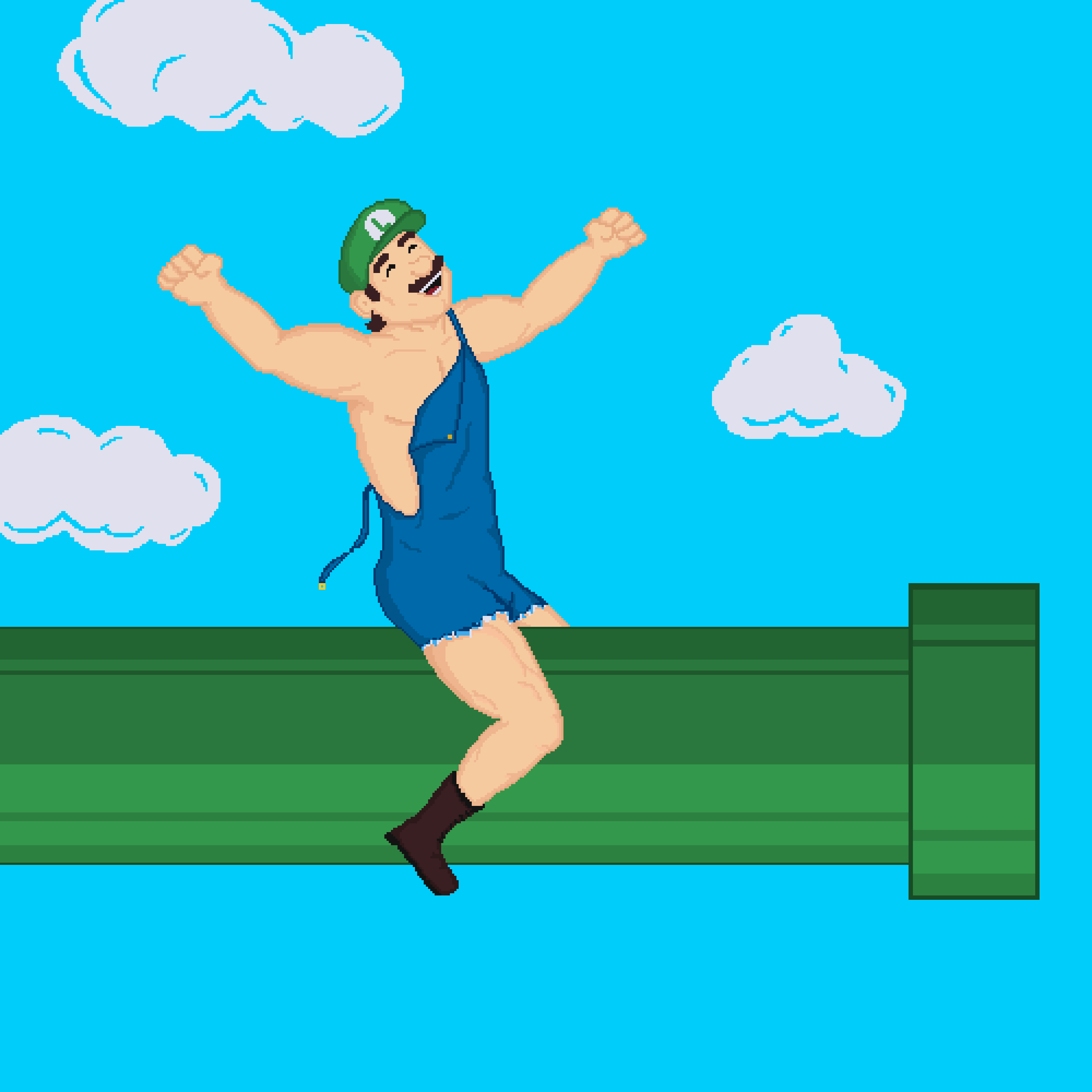 Sexy Luigi (no sweat)