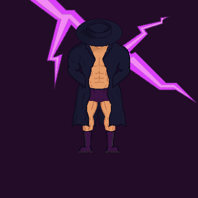 Josh's wrestling character - The Thinker
