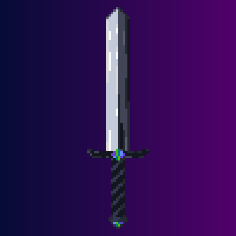 Sparkly sword