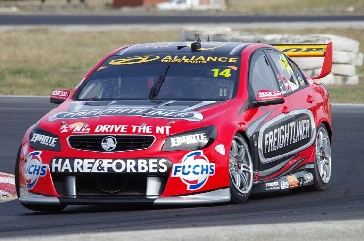 Tim Slade Tops V8 Testing on New Surface