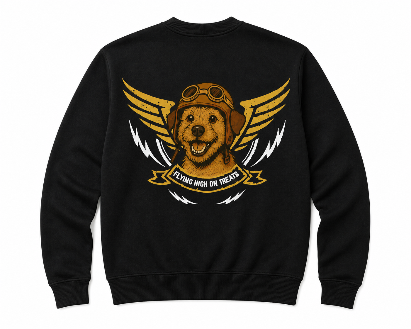 Aviation pup unisex sweatshirt