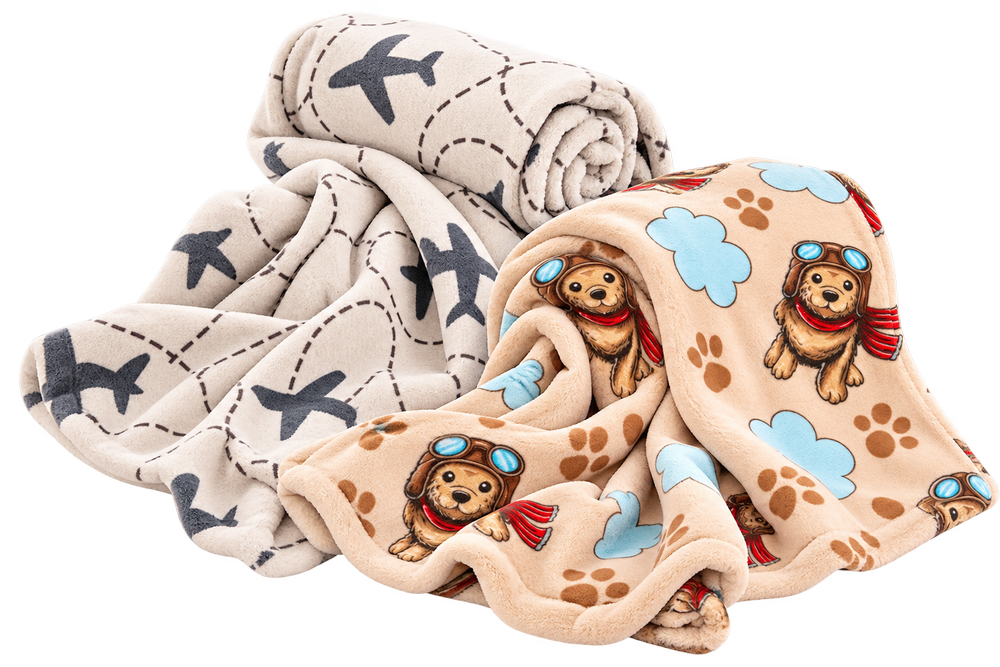 Cranky Crewmember fleece throw blankets