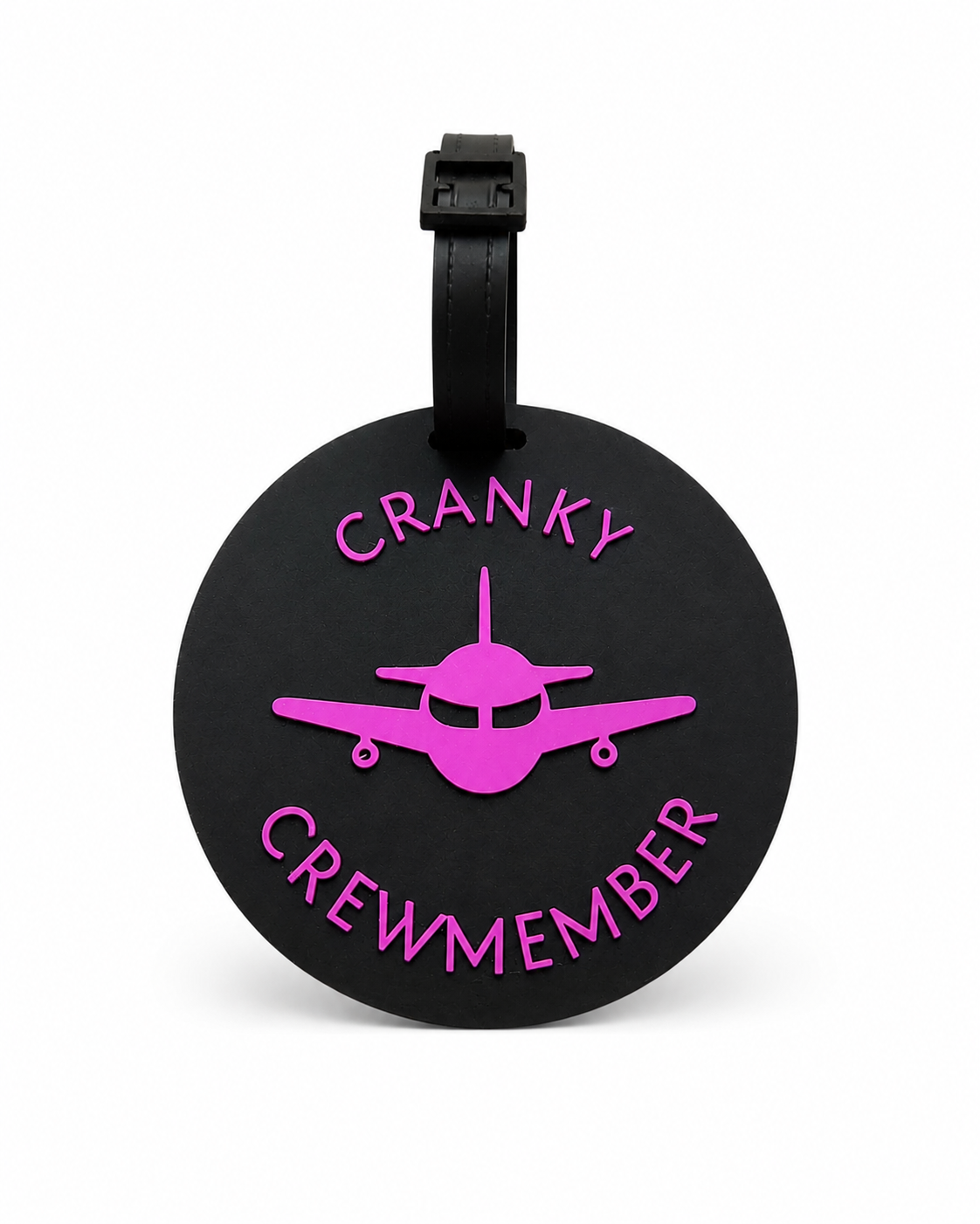 Cranky Crewmember luggage tag