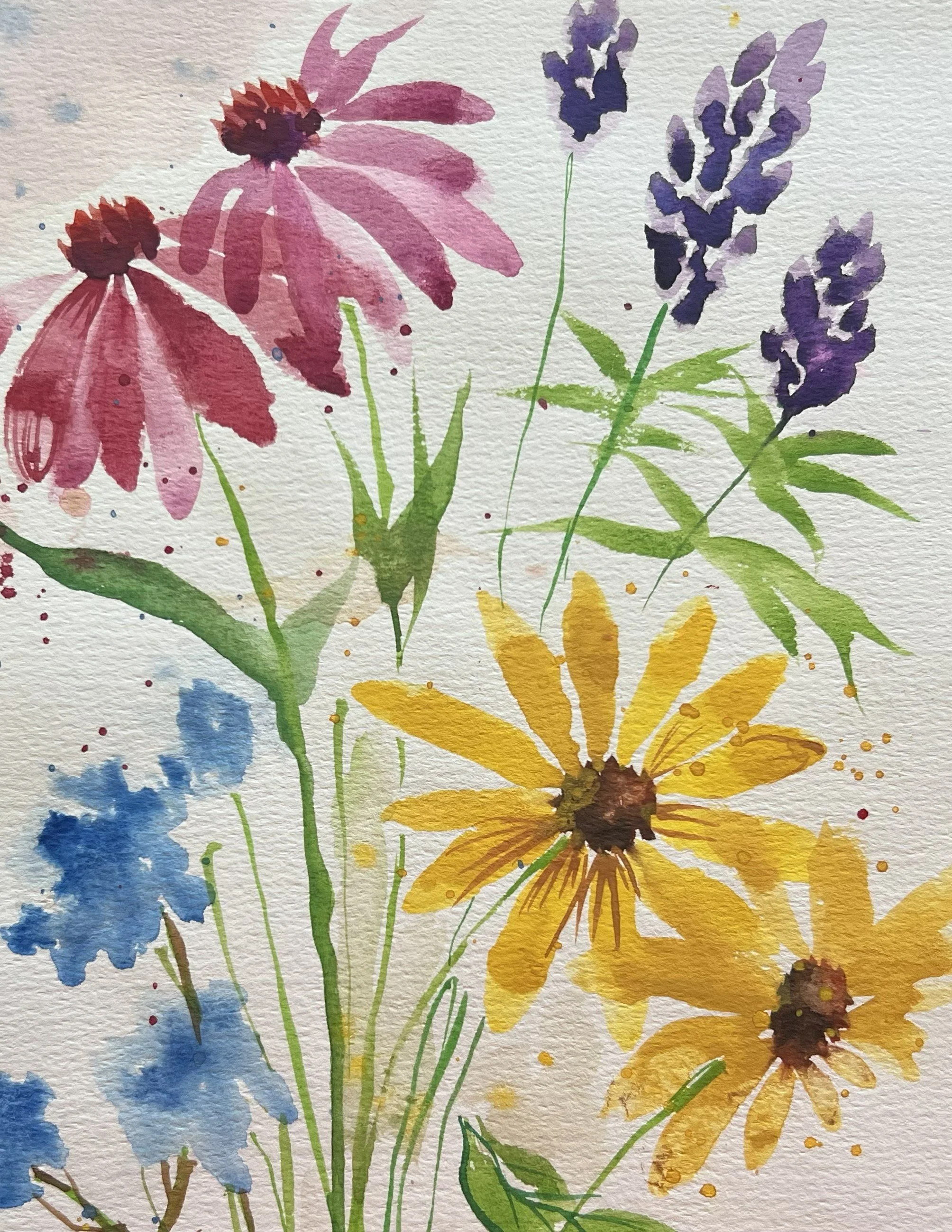 WATERCOLOR PAINTING WORKSHOP *wildflower & lavender* June 27