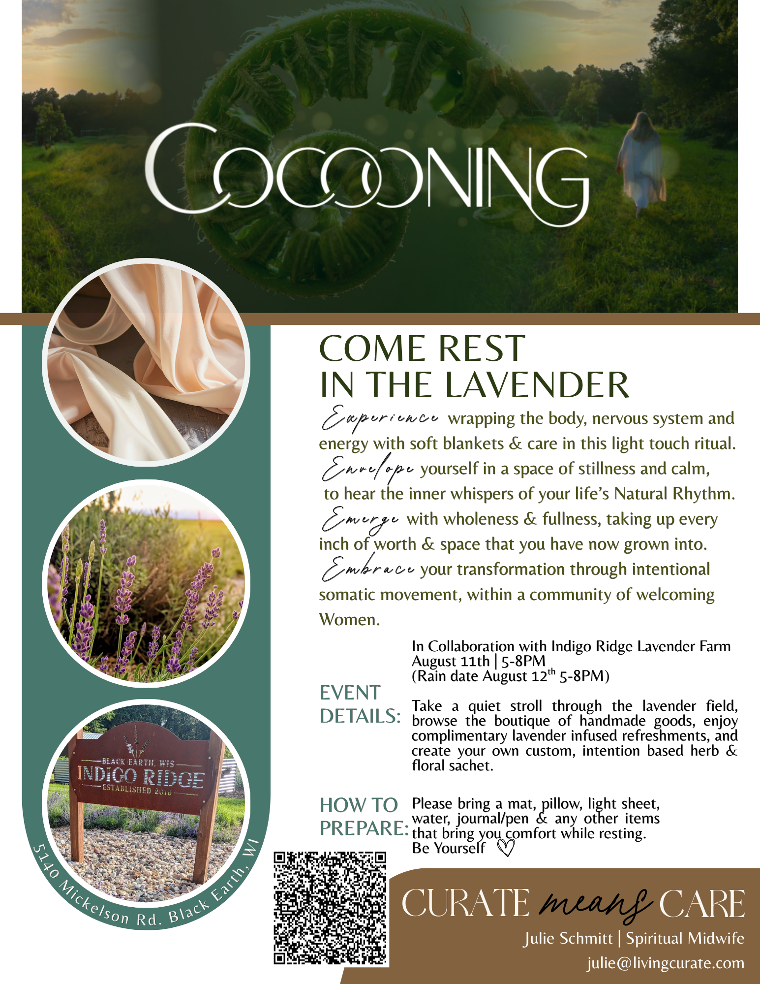 Midsummer Cocooning Women's Wellness Retreat
