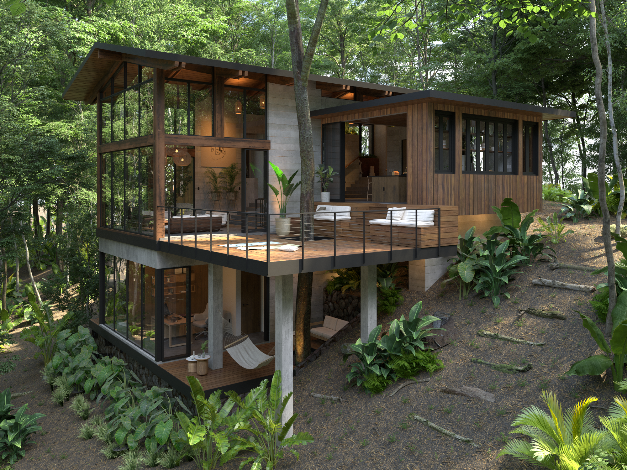 An image of The Float House.