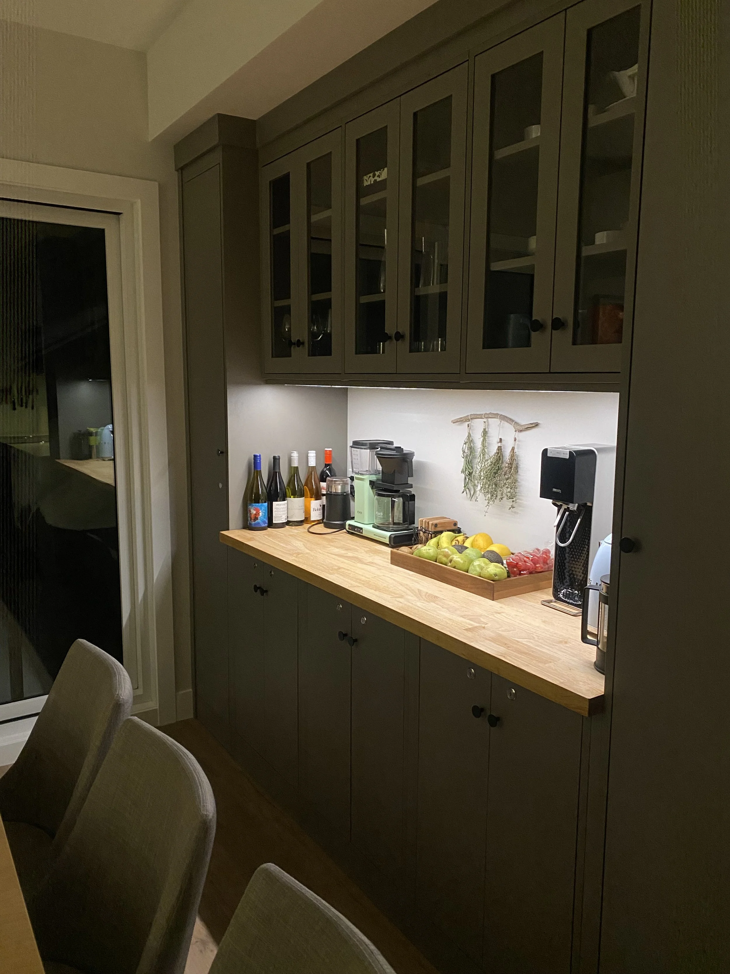 Kitchen addition/ coffee bar