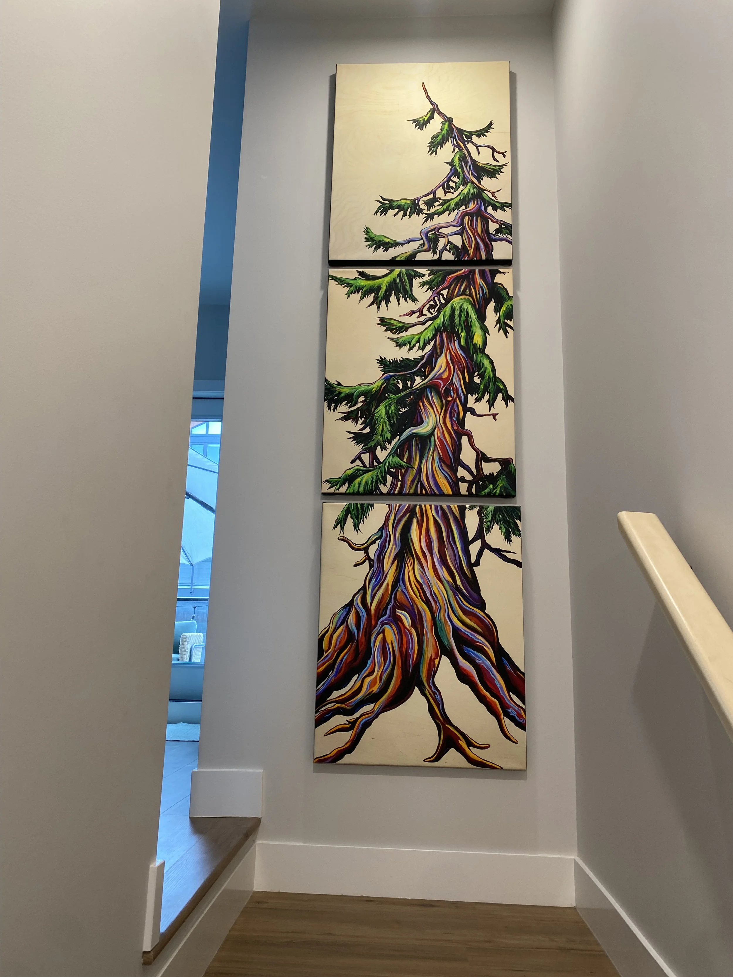 Great art throughout! Revelstoke artist Zuzana Riha.