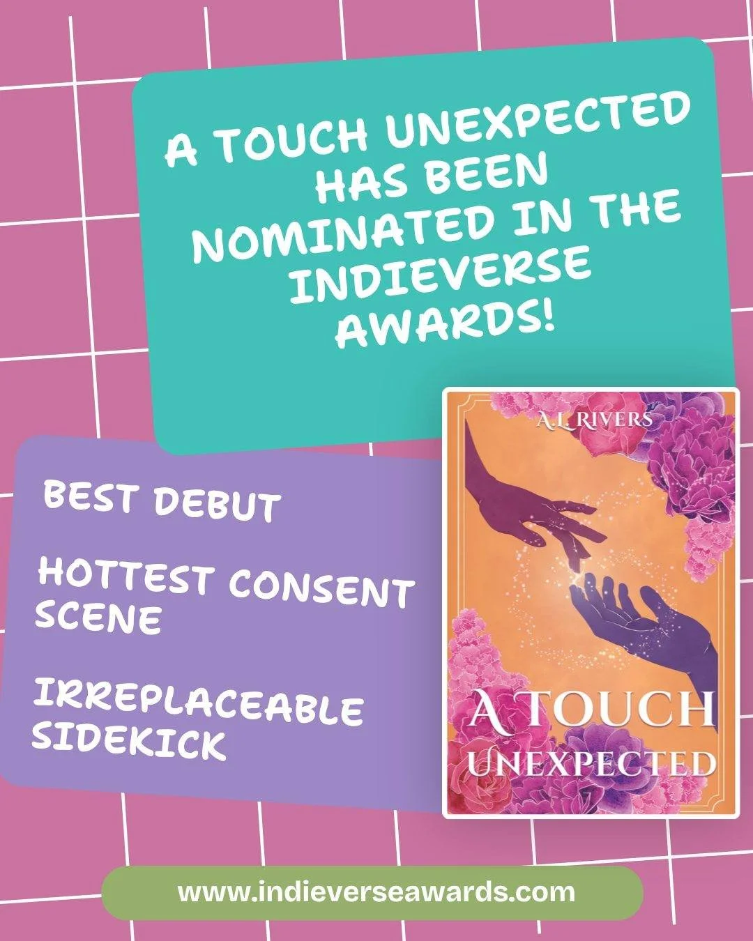 Could I BE any more excited?! Thank you to @indieverseawards for the opportunity to be part of such an incredible group of nominees 🥰

Explore all the fantastic stories nominated in 2026 here: https://www.indieverseawards.com/2026-nominees

 #indiea