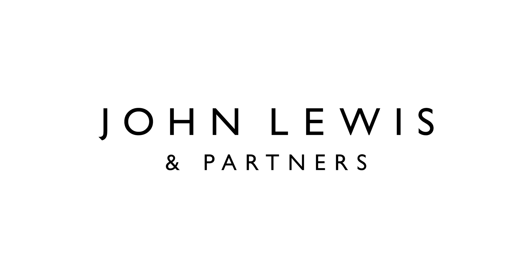 Logo for John Lewis & Partners featuring handwritten-style text and a black background.