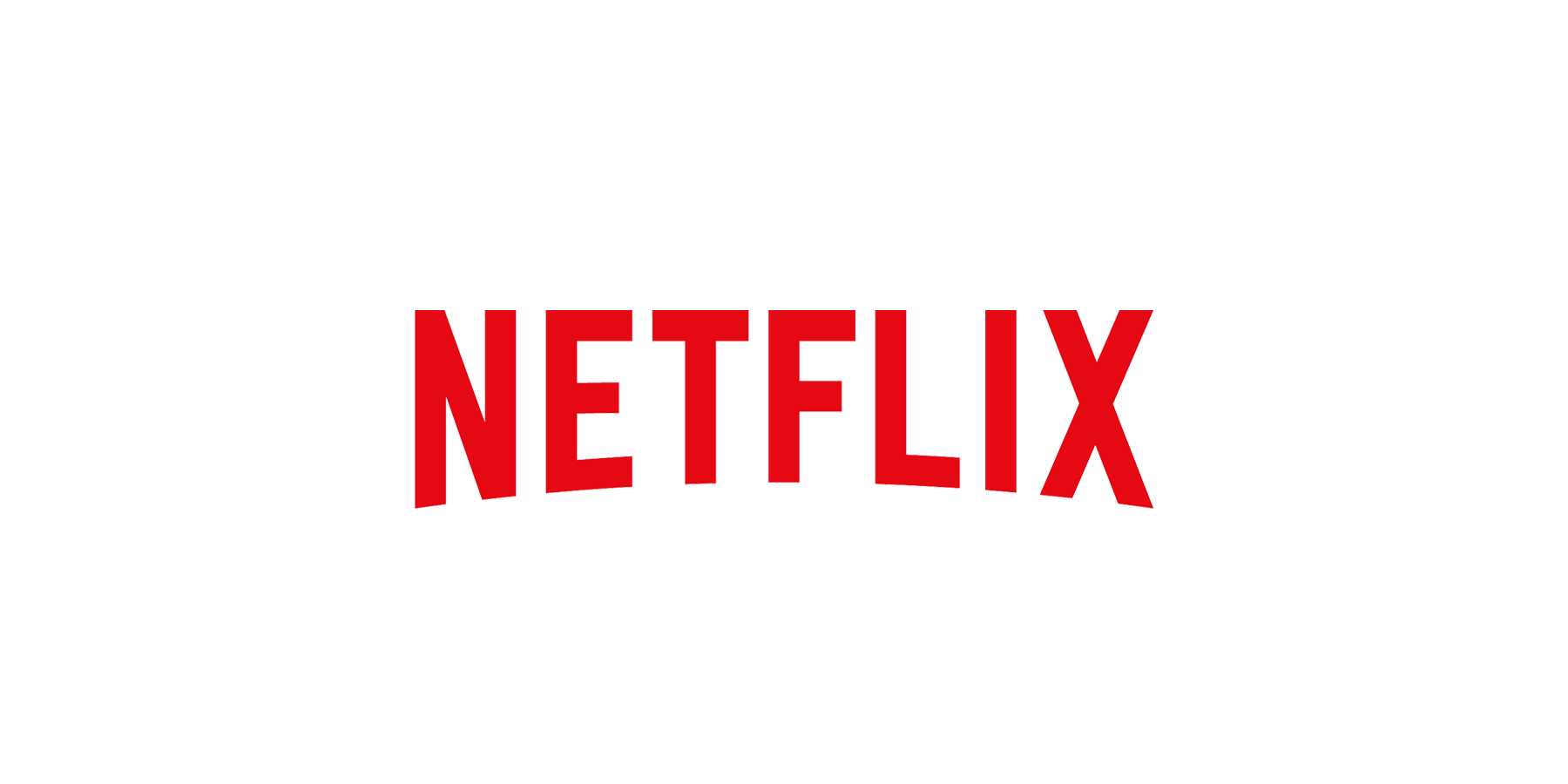 Netflix logo displayed in red on black background.