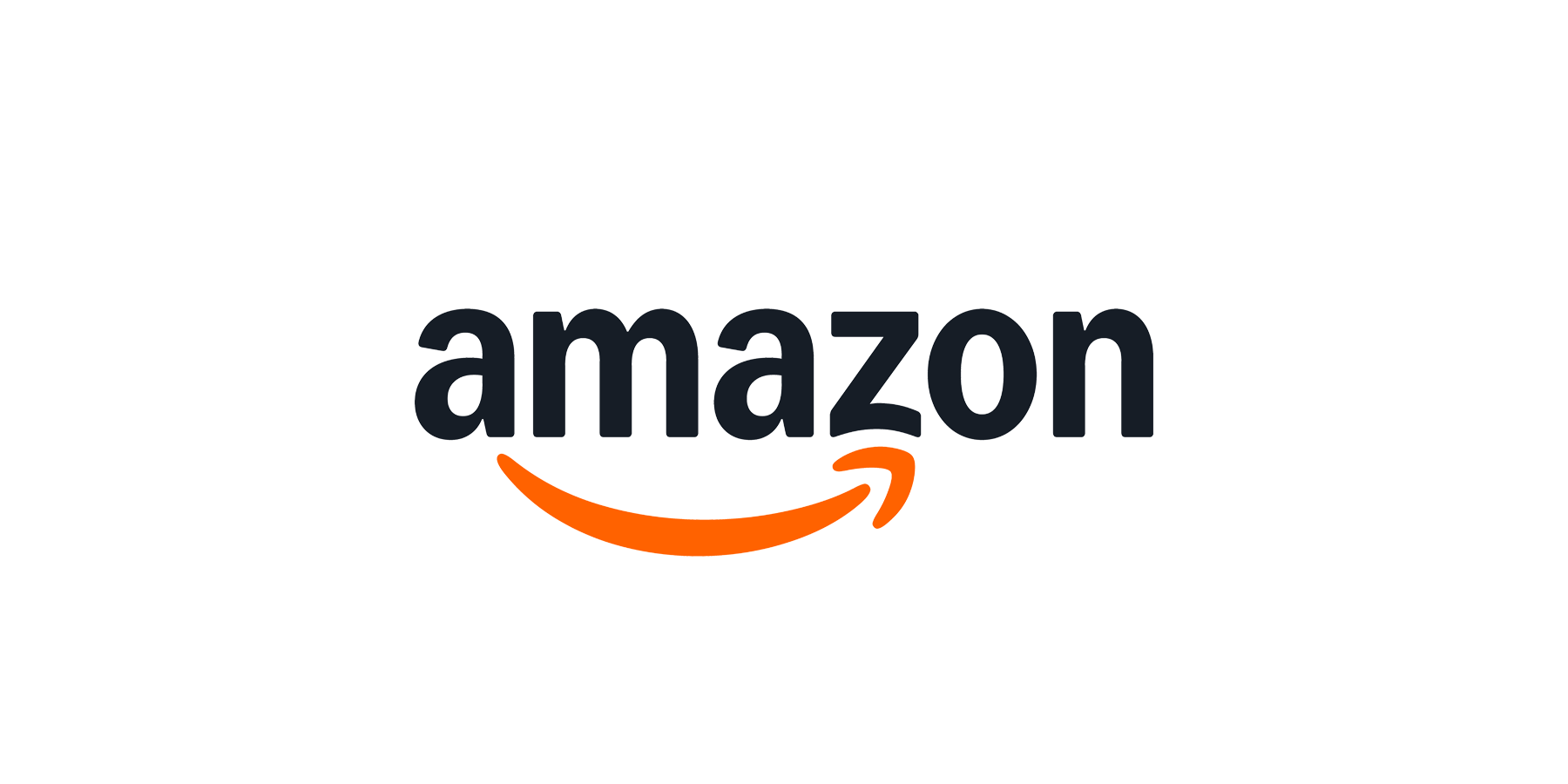 The Amazon logo with black text and an orange arrow underneath, pointing from the letter 'a' to 'z'.
