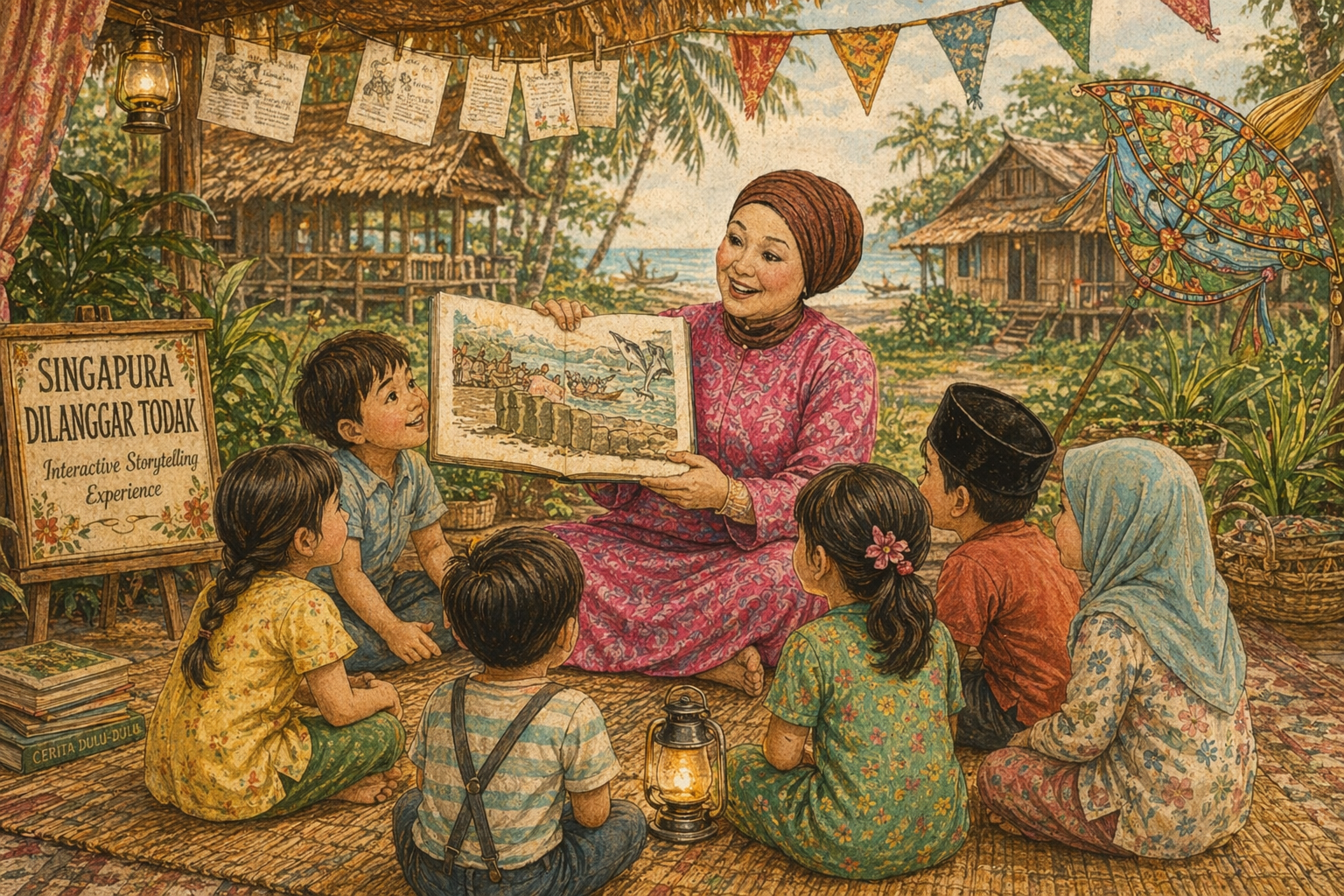 Interactive Storytelling - Singapura Dilanggar Todak