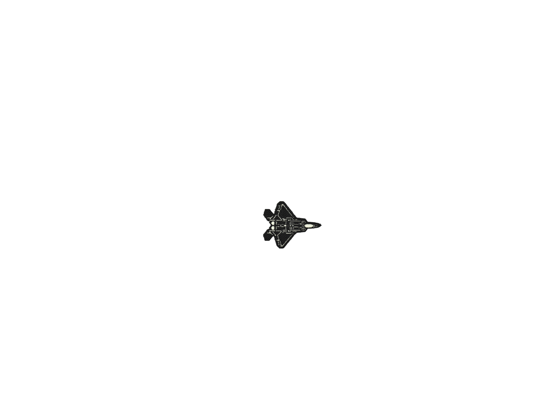 F-22 Raptor -Black/Glow in the Dark