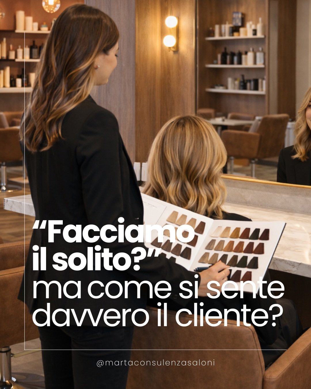 Abbiamo parlato di cosa succede a te, parrucchiere, quando dici ad un cliente &ldquo;facciamo il solito?&rdquo; 

Ma cosa succede al cliente quando se lo sente dire?! 

Ne parliamo in questo carosello!