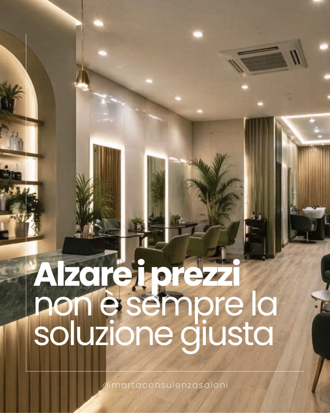 Il cliente oggi percepisce davvero il valore del tuo salone?

Perch&eacute; alzare i prezzi senza aver lavorato prima su identit&agrave;, esperienza cliente, consulenza, percezione e differenziazione reale pu&ograve; diventare un enorme problema.

Og