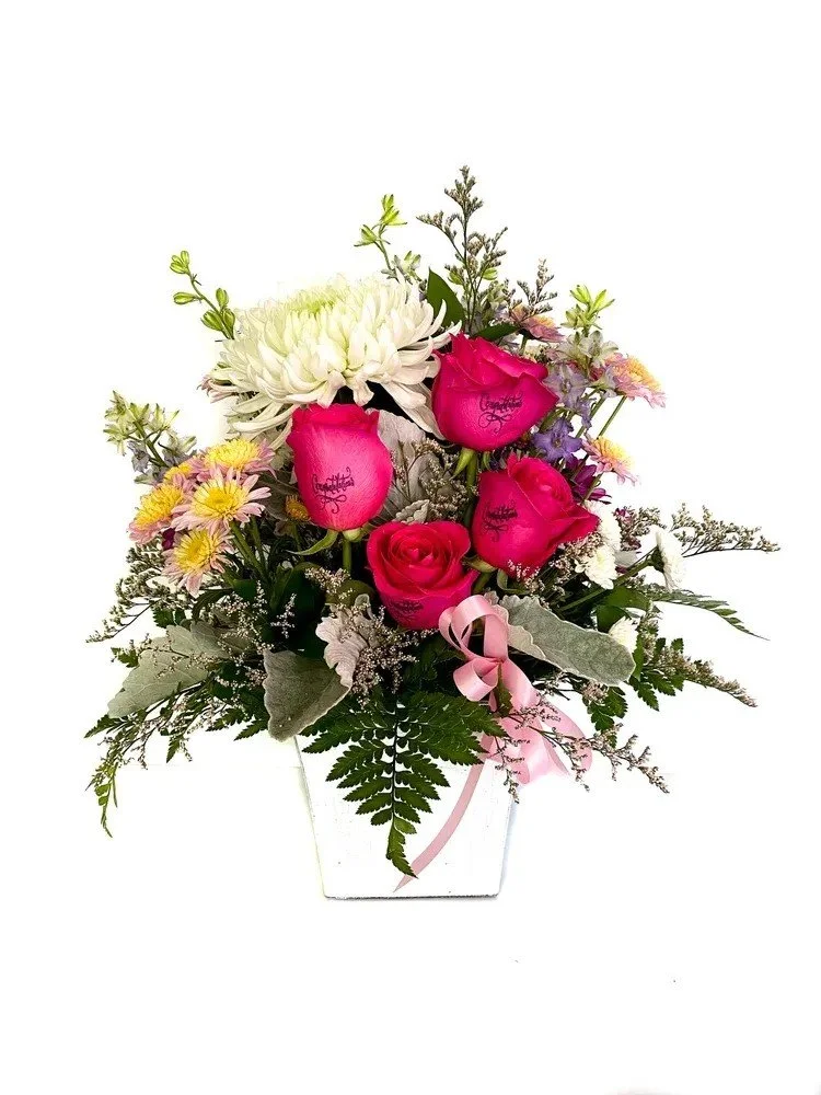 'Happy Valentine's Day' Blooms of Bliss