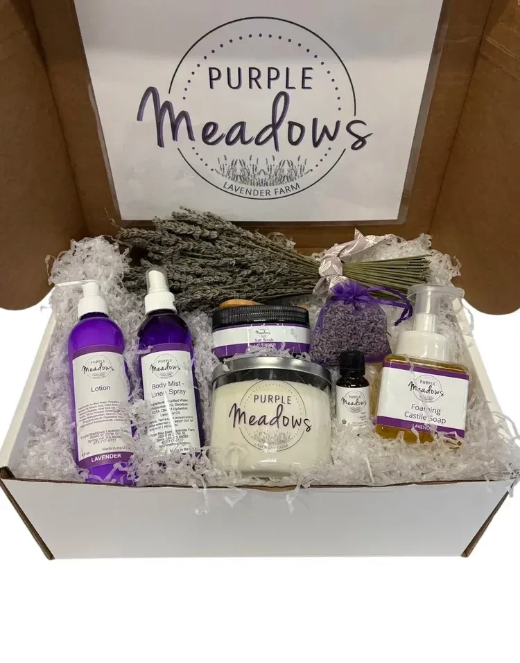 Purple Meadows Lavender Gift Box