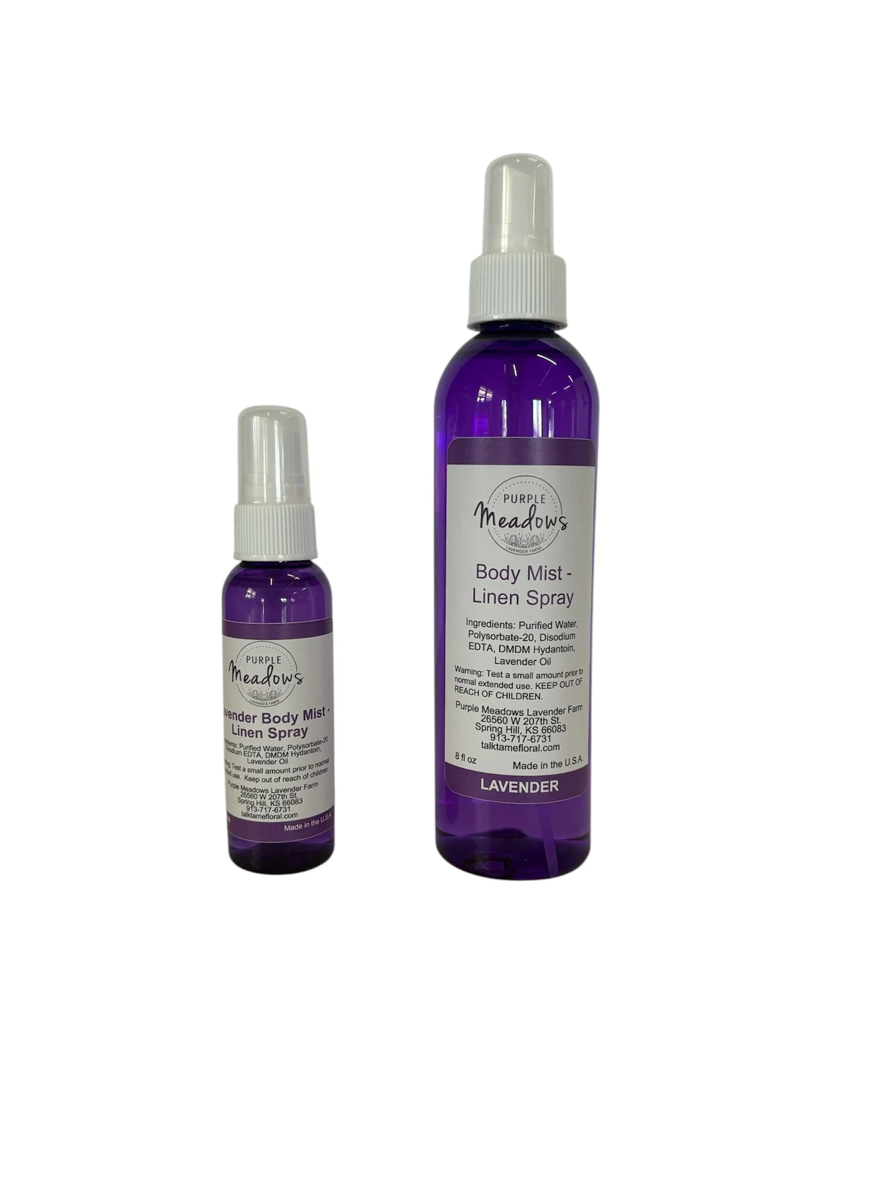 Purple Meadows Lavender Linen Mist