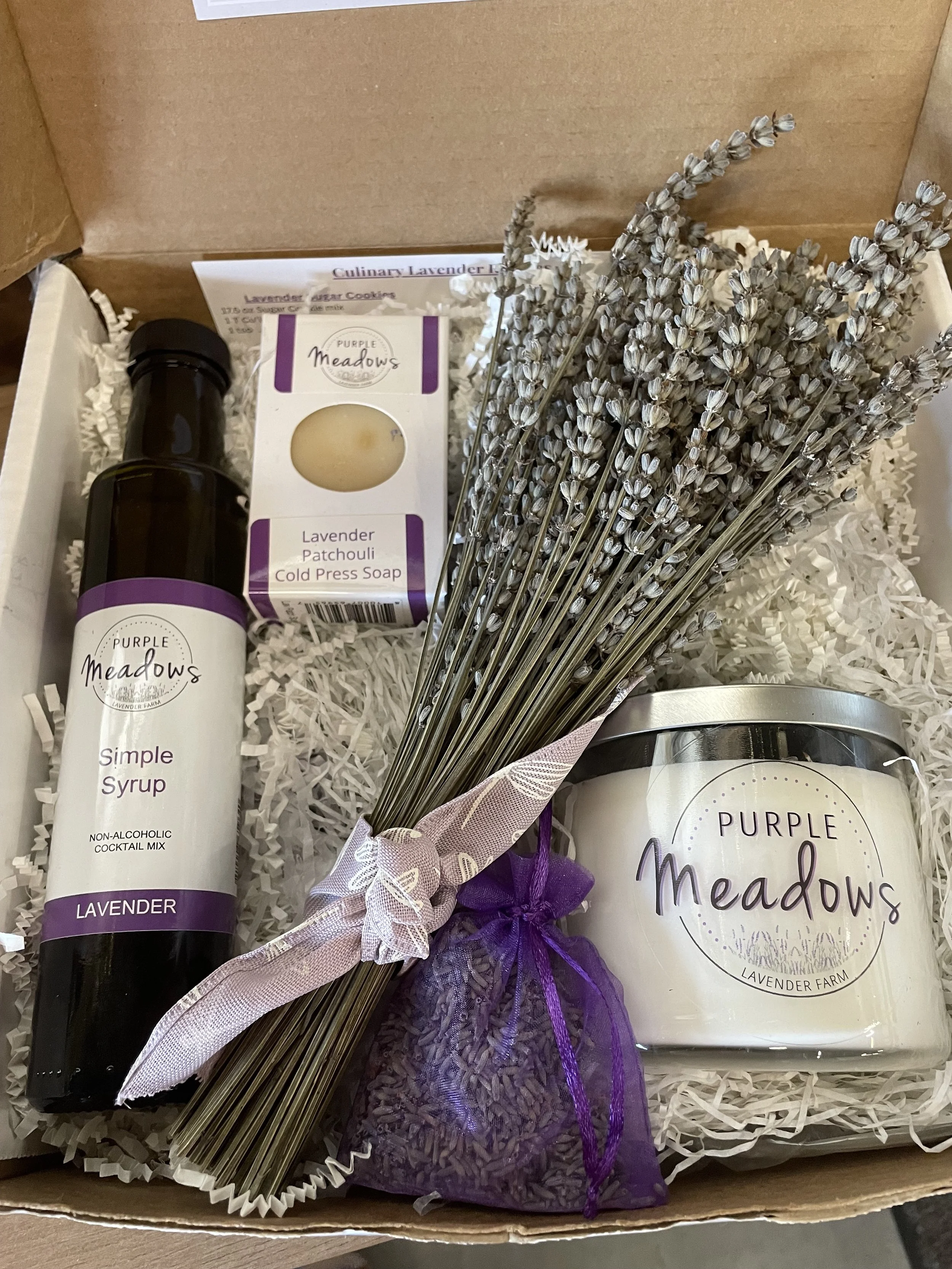 Purple Meadows Lavender Farm Gift Box