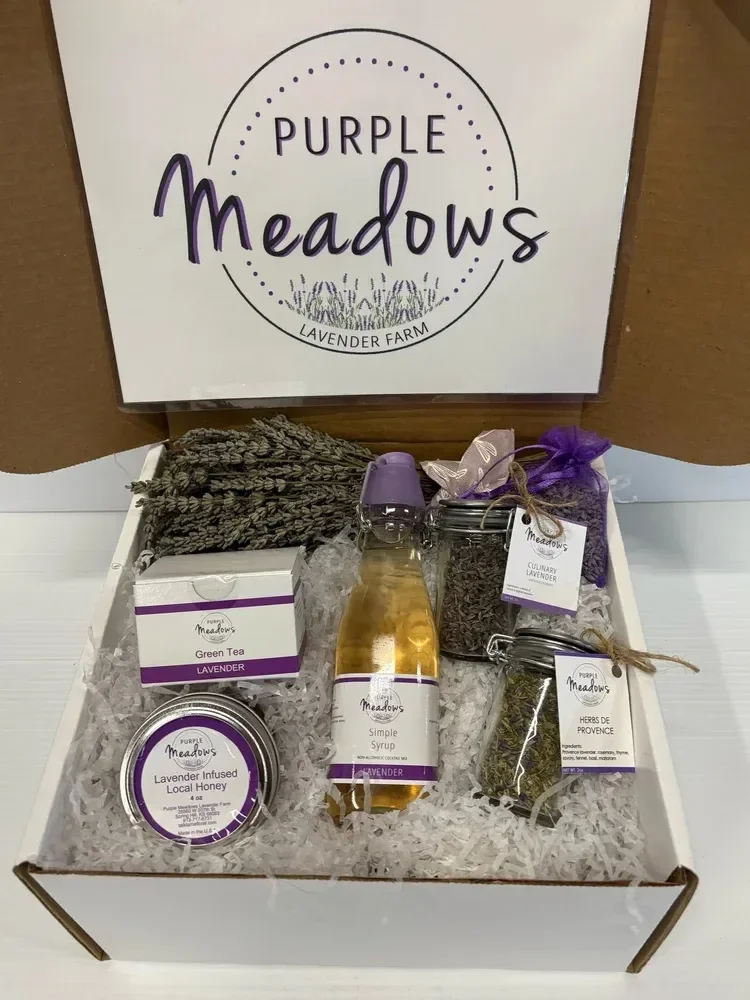Purple Meadows Lavender Farm Small Lavender Gift Box