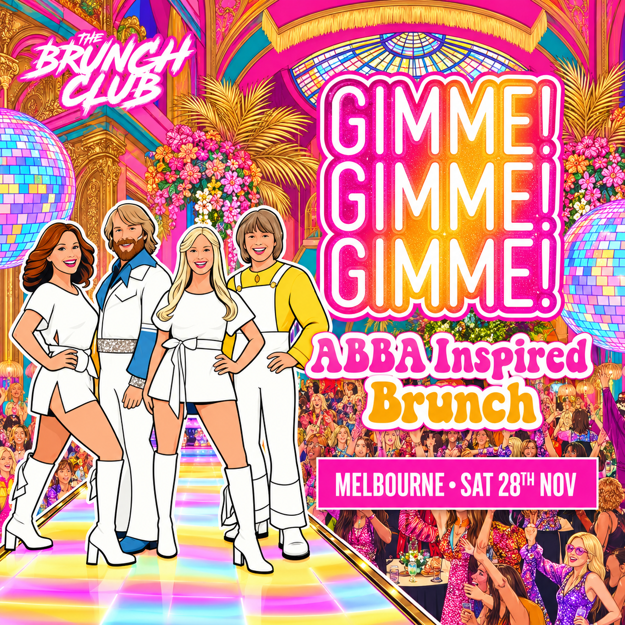 Gimme! Gimme! Gimme! ABBA Inspired Bottomless Brunch