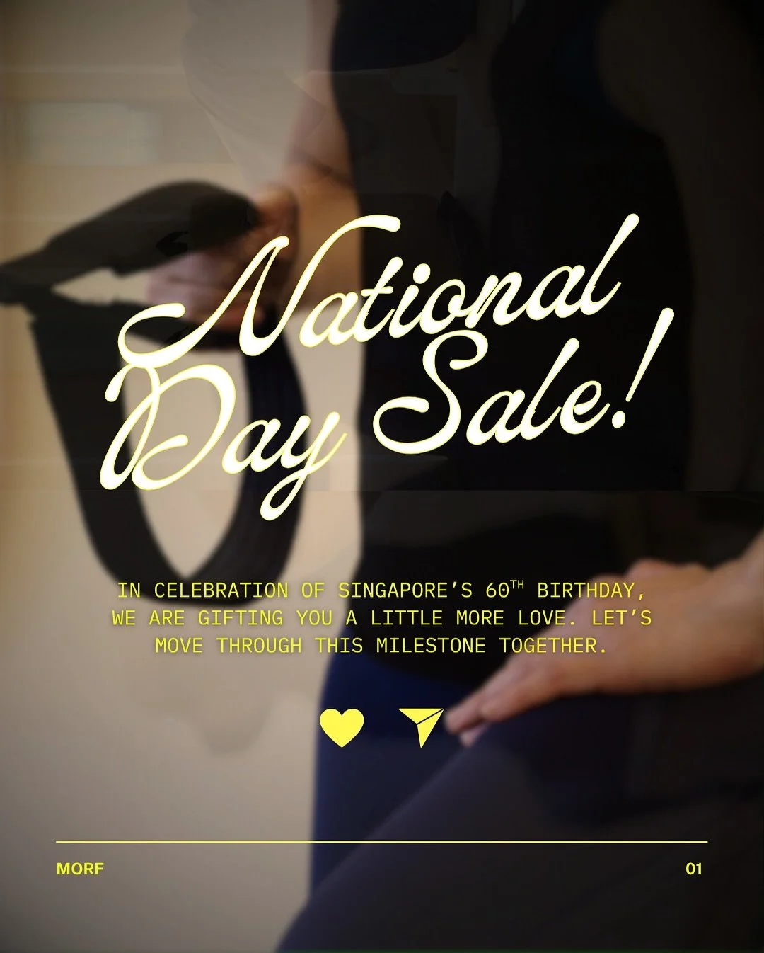 𝗧𝗼 𝗲𝘃𝗲𝗿𝘆 𝘄𝗼𝗺𝗮𝗻 𝘄𝗵𝗼 𝗵𝗮𝘀 𝘀𝘁𝗲𝗽𝗽𝗲𝗱 𝗶𝗻𝘁𝗼 𝗠𝗼𝗿𝗳 &mdash; 𝘁𝗵𝗮𝗻𝗸 𝘆𝗼𝘂!

This National Day, we&rsquo;re celebrating you. Whether you&rsquo;ve been training with us every week or just getting started, this is our small way
