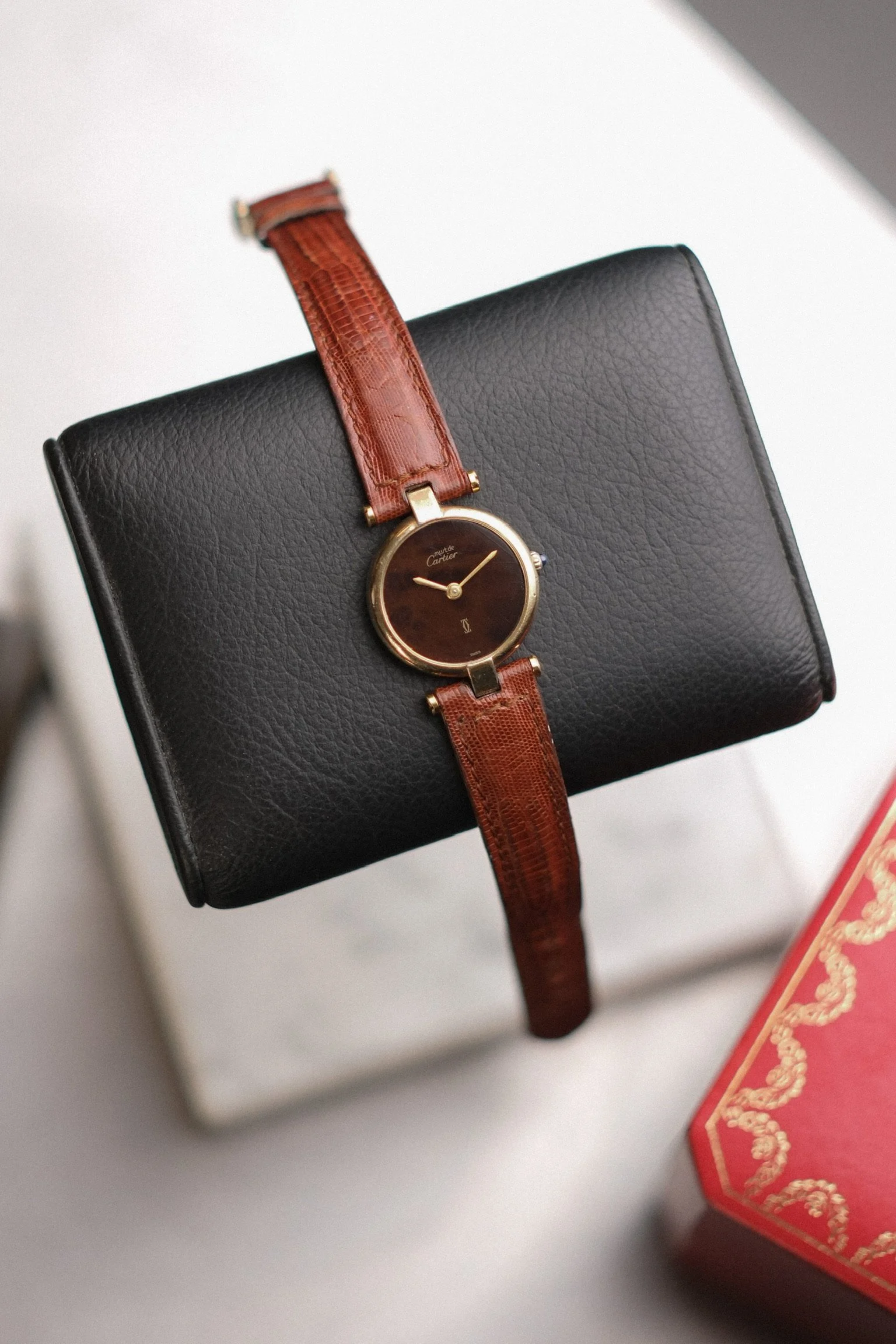 Cartier Must Vendome pm ‘Wood’