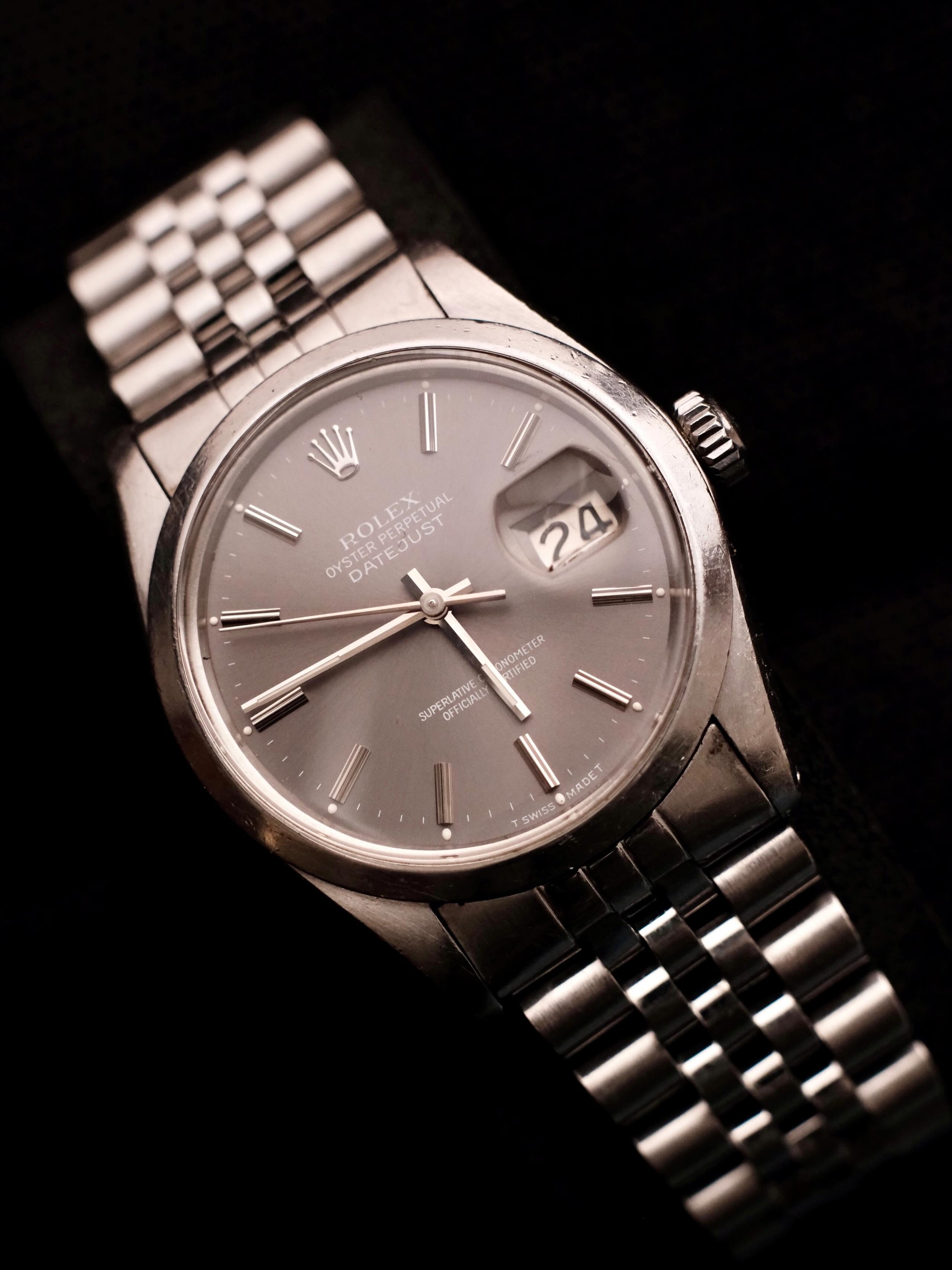 Fra&icirc;chement arriv&eacute;es, la nouvelle carte de chez Horolaj se d&eacute;guste sans mod&eacute;ration !
Rolex Datejust r&eacute;f.16000 de 1978

&mdash;- toutes sont disponibles &agrave; la vente sauf mention contraire

Marmotte Noire de chez