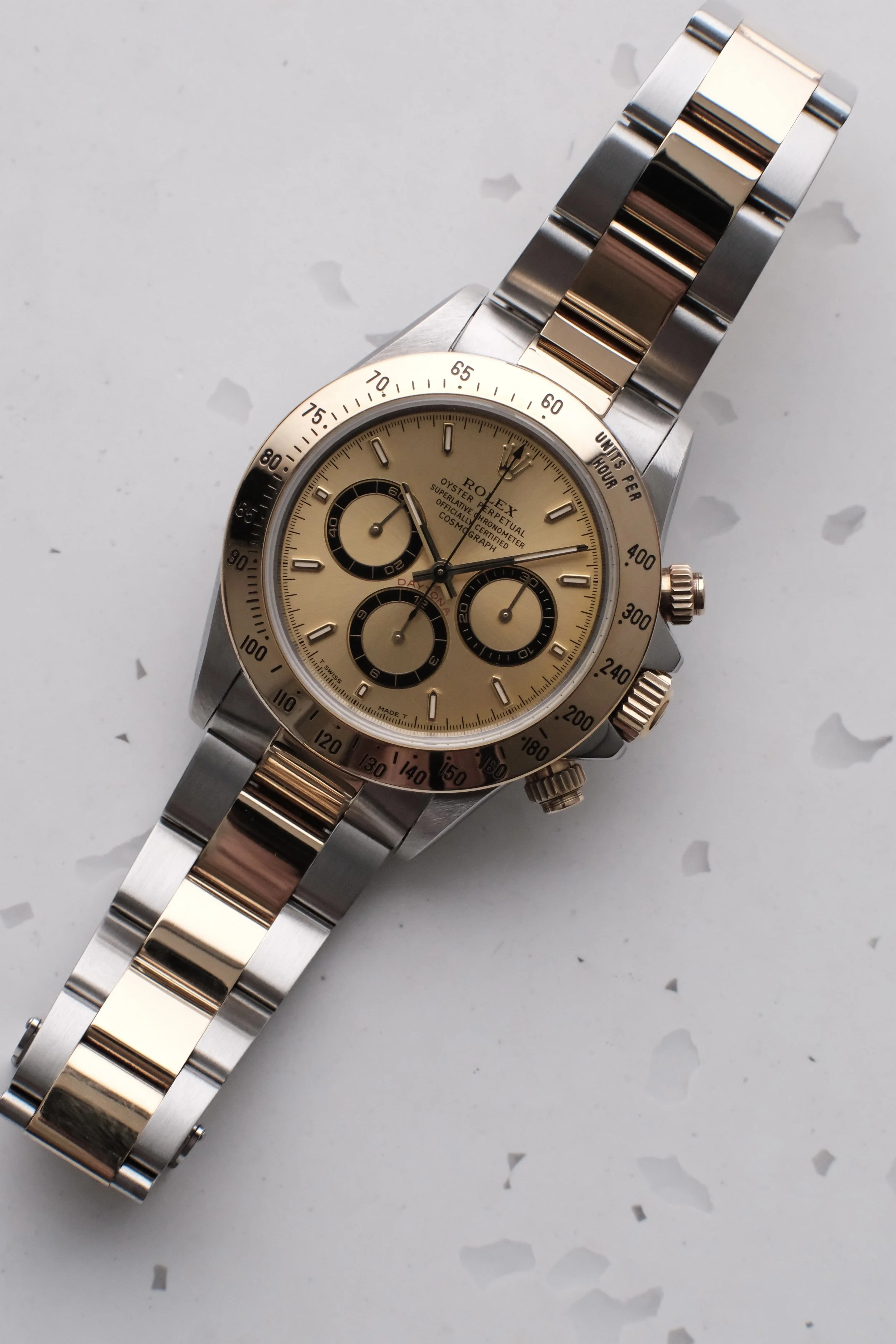 Daytona or et acier bracelet oyster