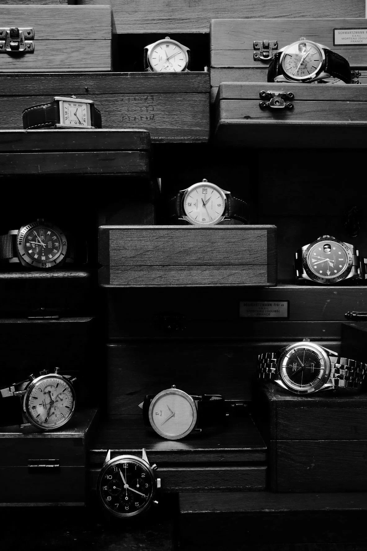 montres vintage et neuves en vente à la boutique