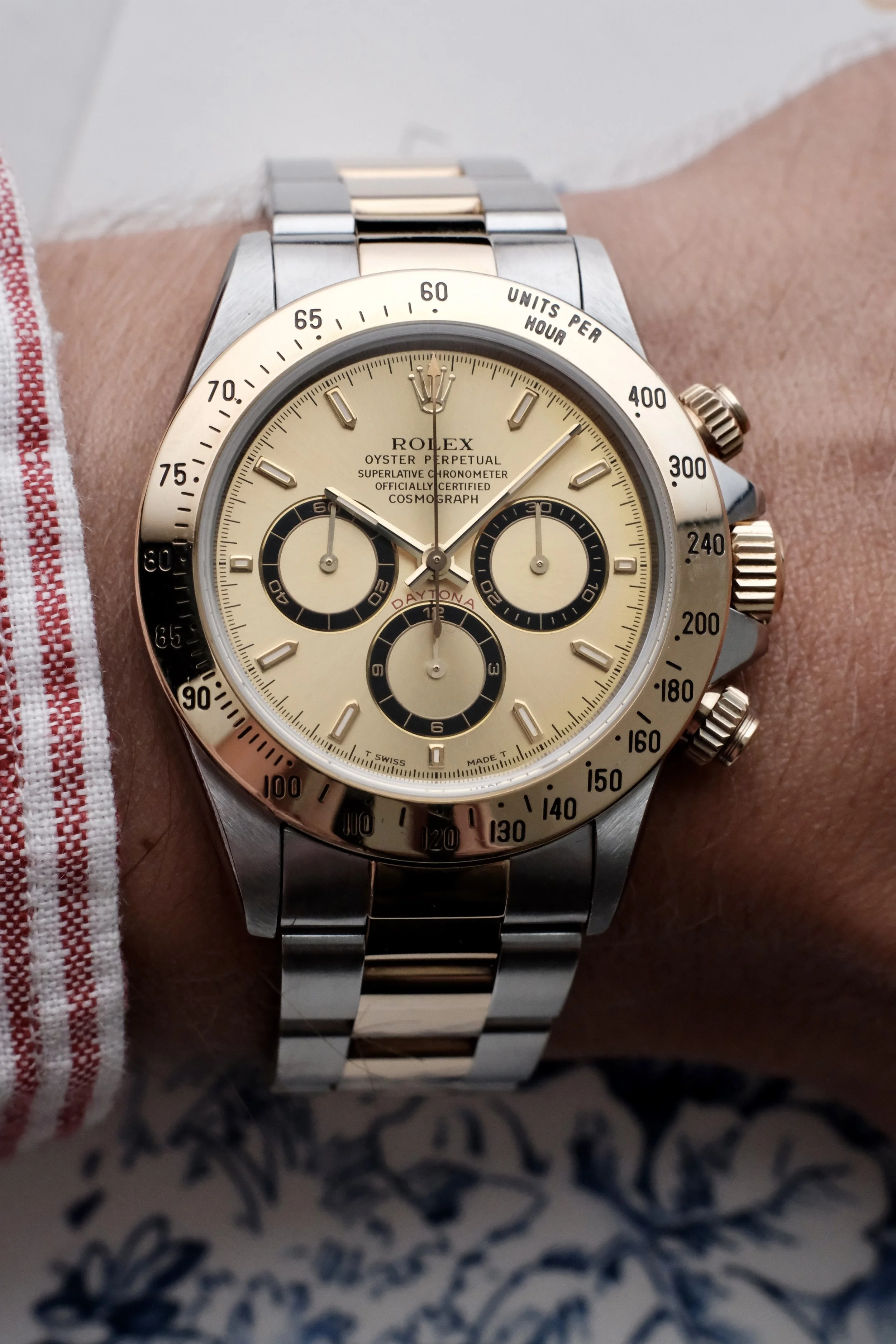 Rolex Daytona 16523 au poignet