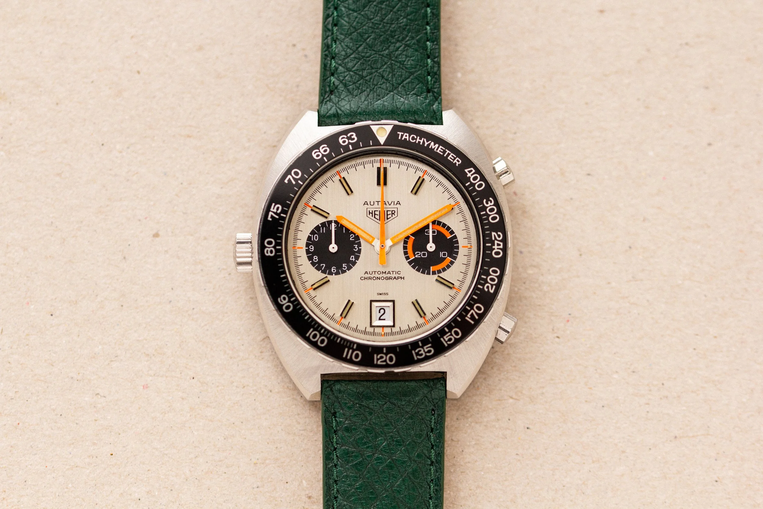 Montre Bracelet Tag Heuer Autavia des années 1970