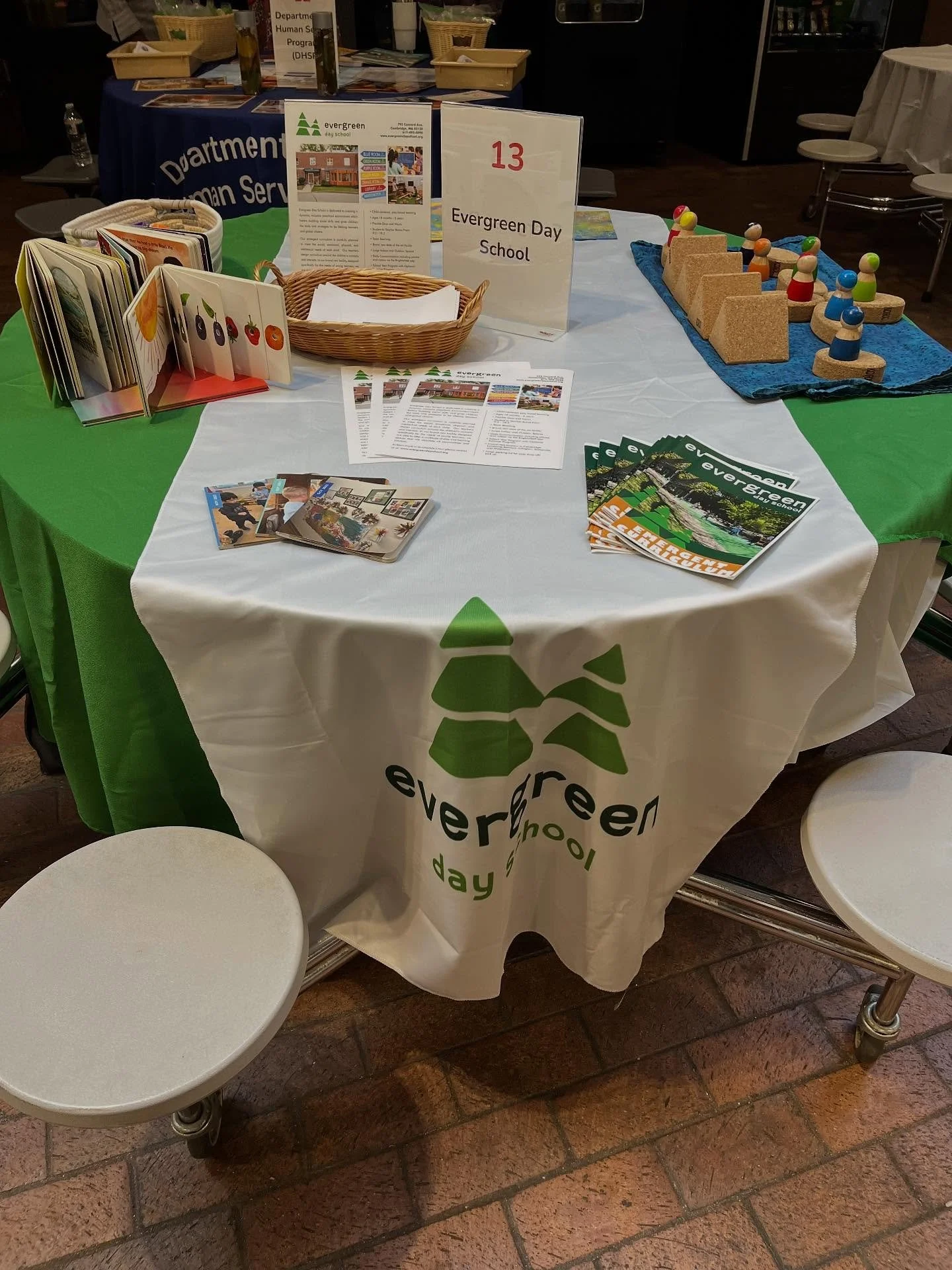 The Cambridge Preschool Program hosted an Enrollment Fair this past Saturday in preparation for the 2026-2027 application opening October 1 to November 14th. Evergreen Day School is a partner program and we spent the morning speaking to families abou