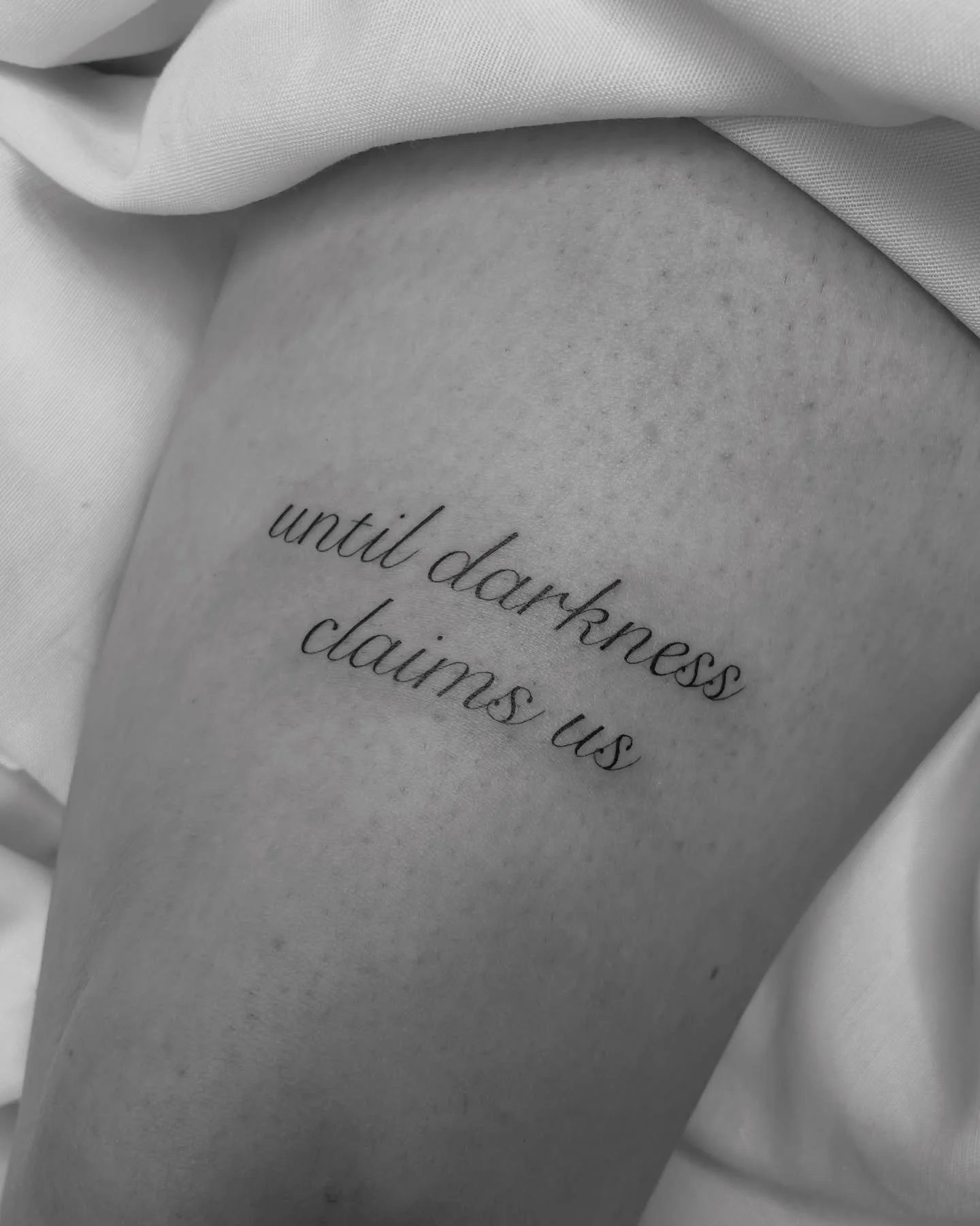 ✤ Delicate Script ✤ 

Made at guest spot at the amazing @dropout_cph in Copenhagen 🤍

NOW BOOKING MARCH + APRIL @_pranatattoo.com_ bondi beach // sydney 📣 To schedule an appointment or request a consultation, Message me and let&rsquo;s get chatting