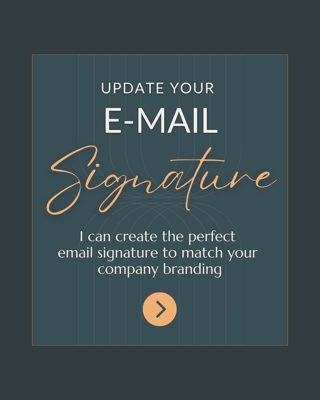Update your e-mail signature. I can create your company signature to match your branding. More professional and looks smarter too. Get in touch for more information #emailsignaturedesign #graphicdesign #companybranding