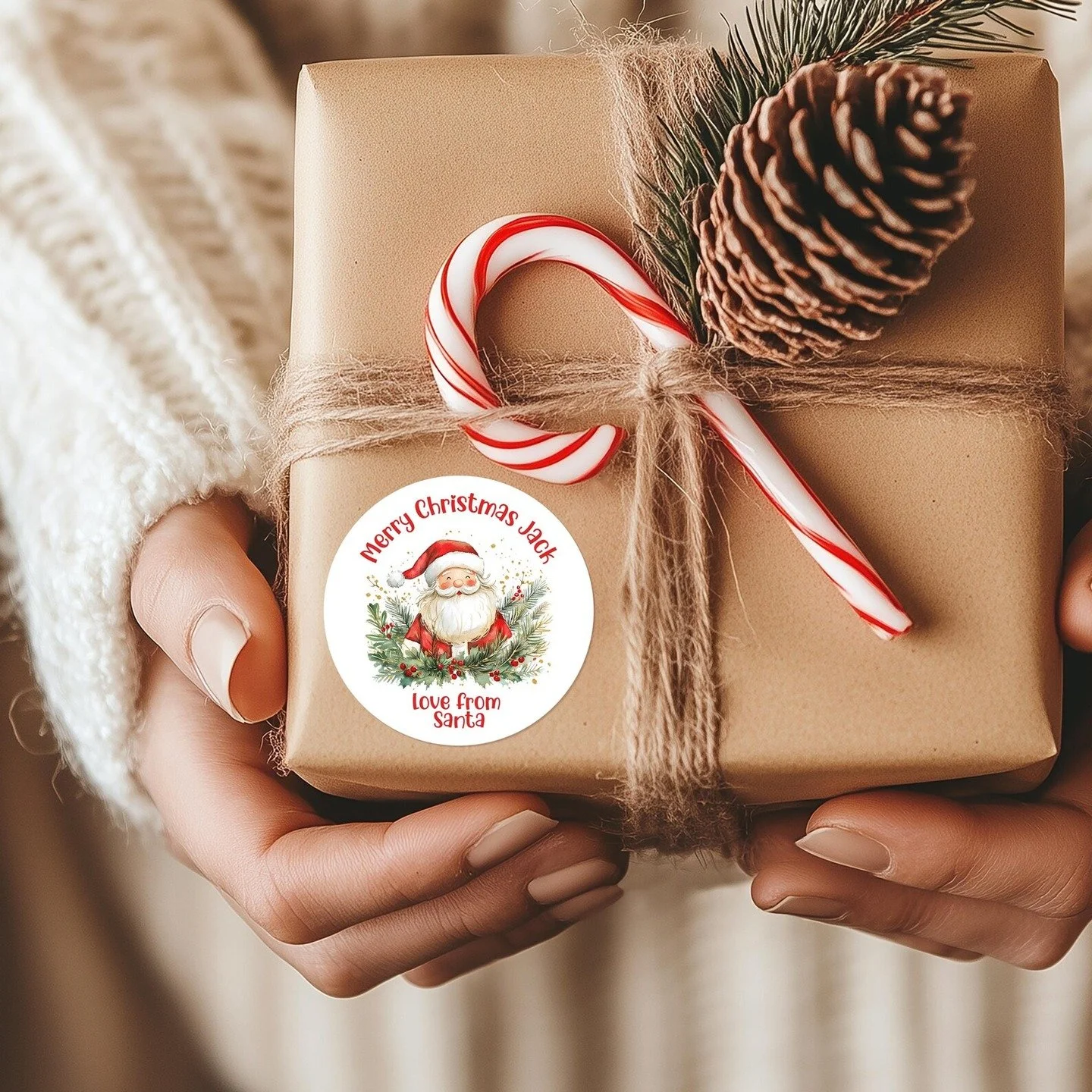Take the stress out of wrapping this year with some personalised santa stickers. A cute and convenient addition to your children's gifts. Head over to my Etsy shop for more information. Link in Bio ❤️

#waitingforsanta #christmas2025 #christmaswrappi