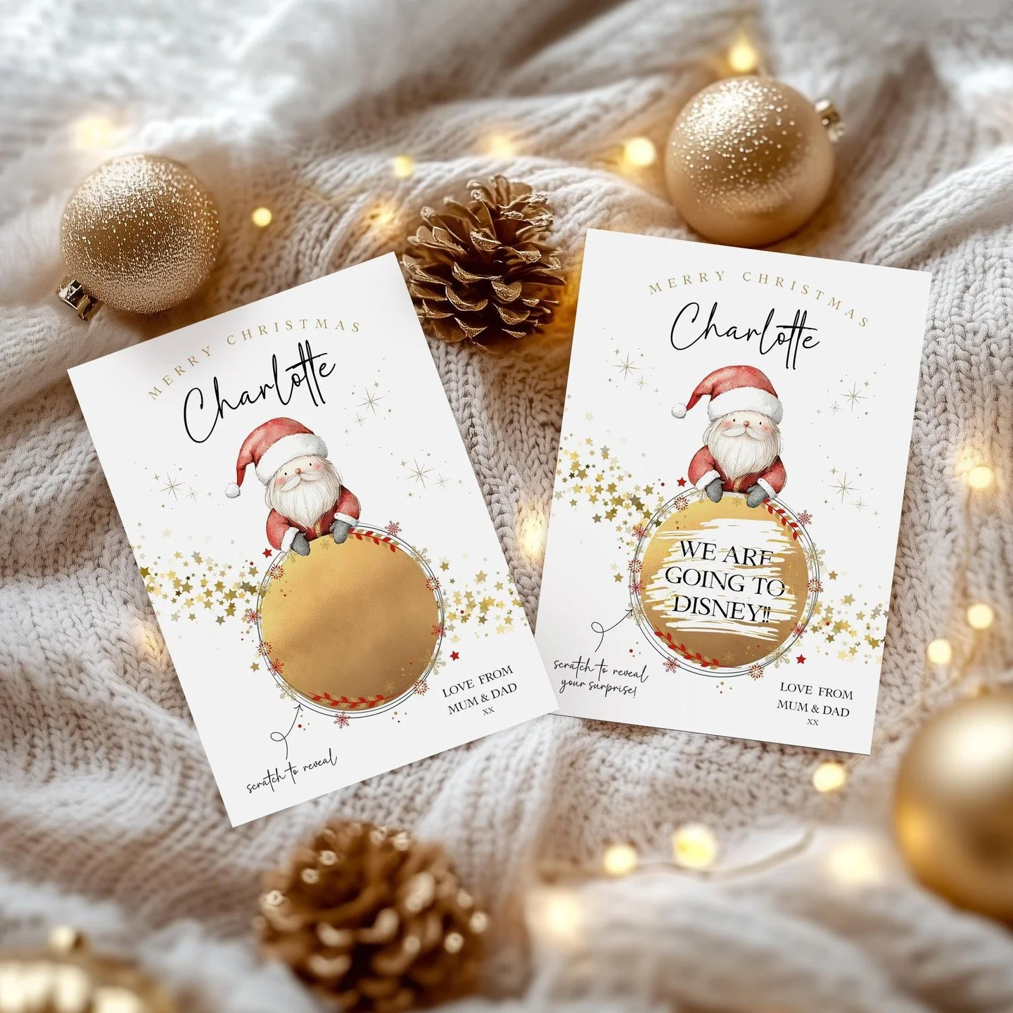 New Christmas gift scratch cards, available in my Etsy shop, link in bio #scratchcard #christmasgifts🎁 #graphicdesigner #freelancedesigner
