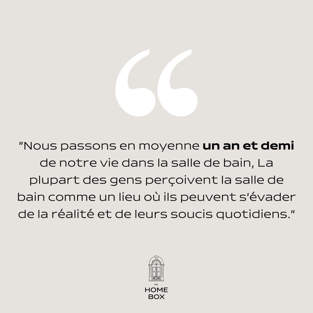 🛁✨ La salle de bains, bien plus qu&rsquo;un simple espace ! 🪞🚿
Saviez-vous que nous passons en moyenne 1 an et demi de notre vie dans la salle de bains ? 🕒 Pour les hommes, c'est souvent un moment aux toilettes 🚽, tandis que pour les femmes, c'e